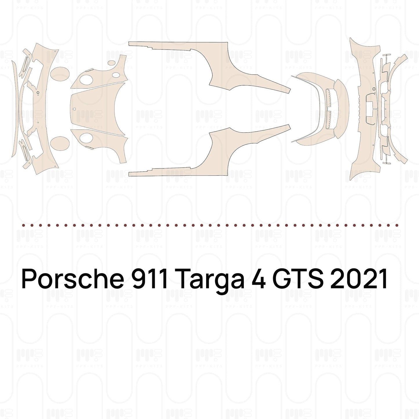 Pre-CutPPFPorsche911Targa4GTS2021