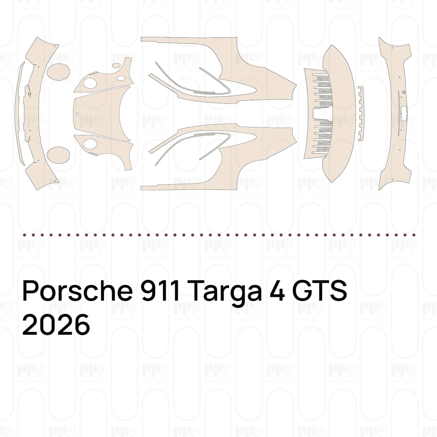 Pre-CutPPFPorsche911Targa4GTS2026