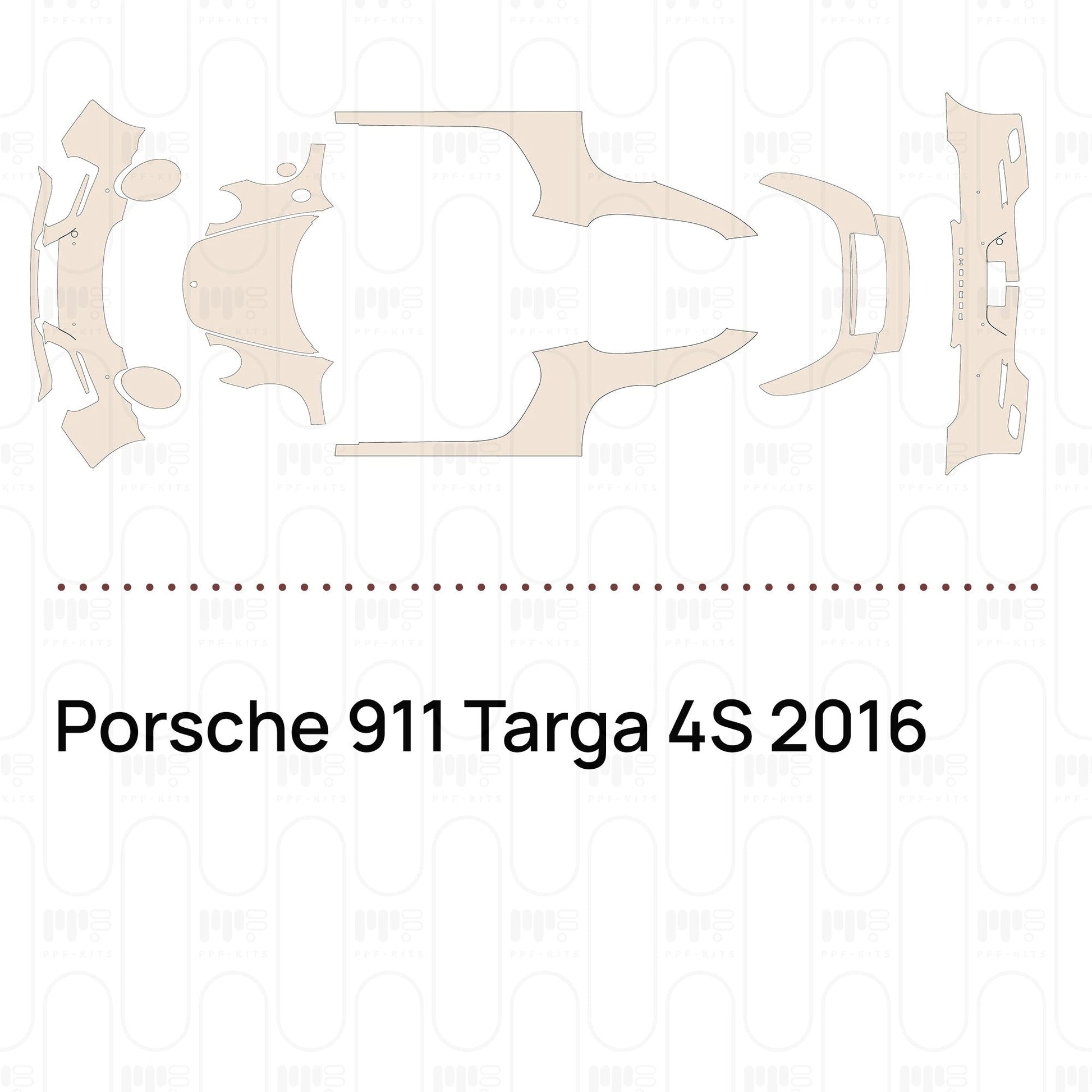 Pre-CutPPFPorsche911Targa4S2016
