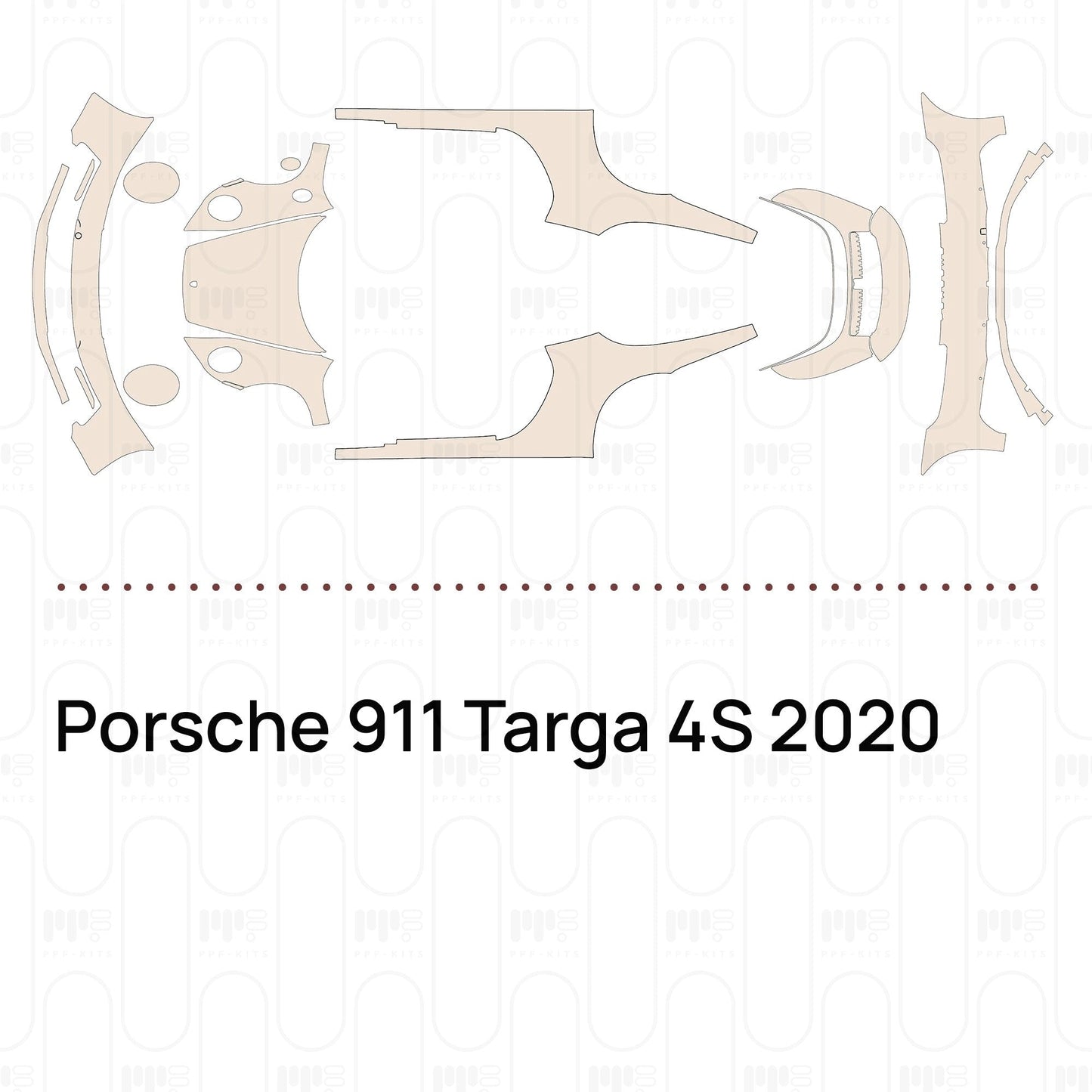 Pre-CutPPFPorsche911Targa4S2020
