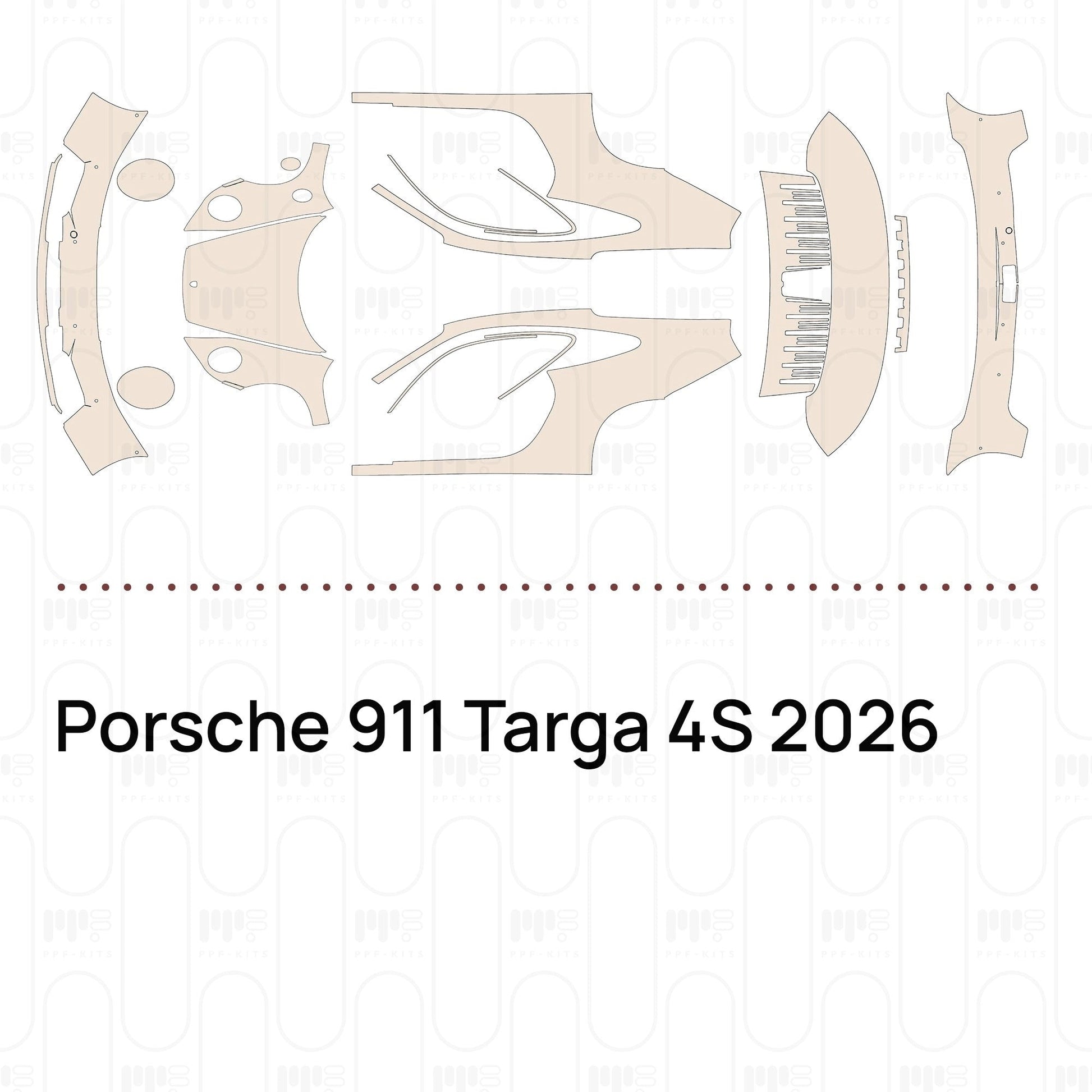 Pre-CutPPFPorsche911Targa4S2026