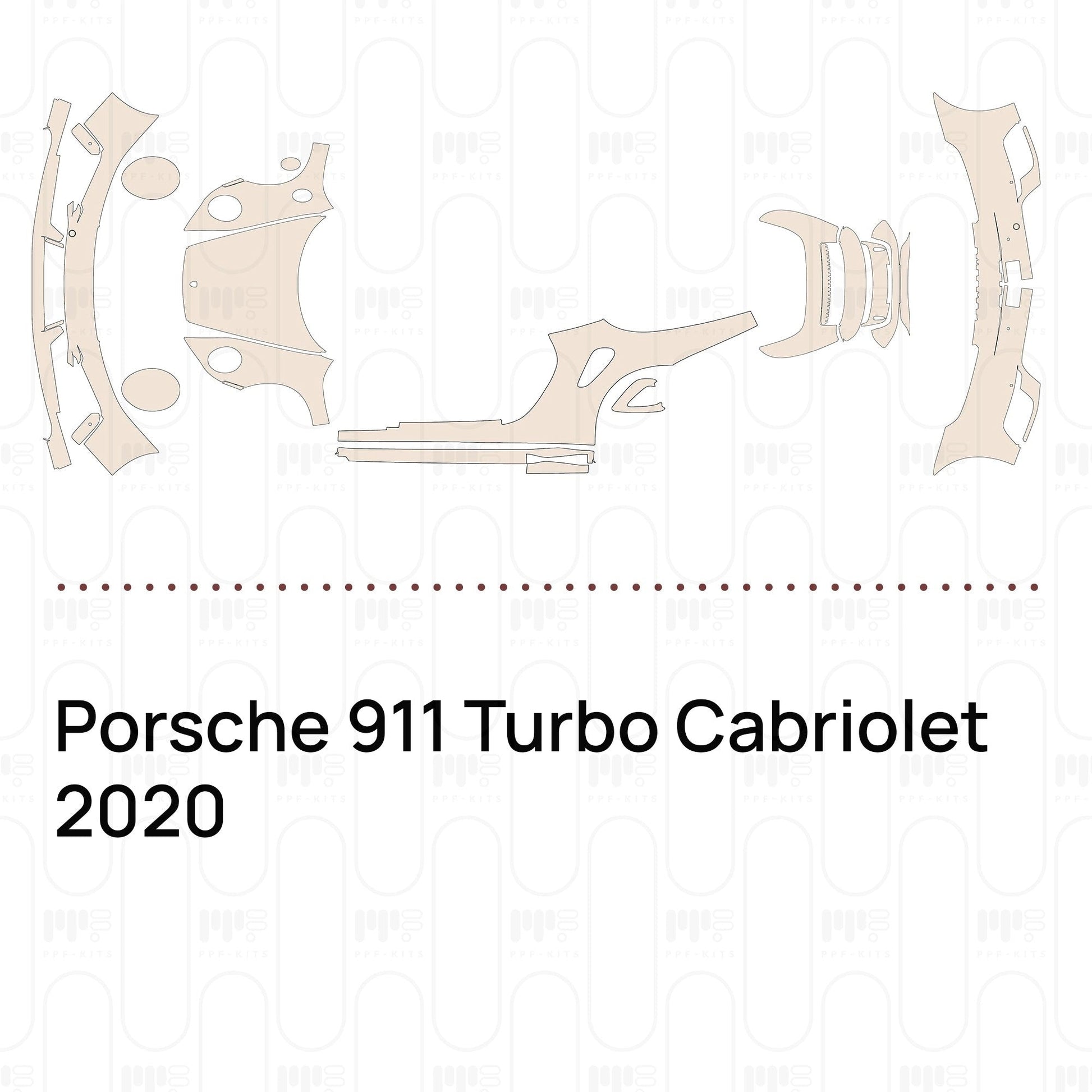 Pre-CutPPFPorsche911TurboCabriolet2020
