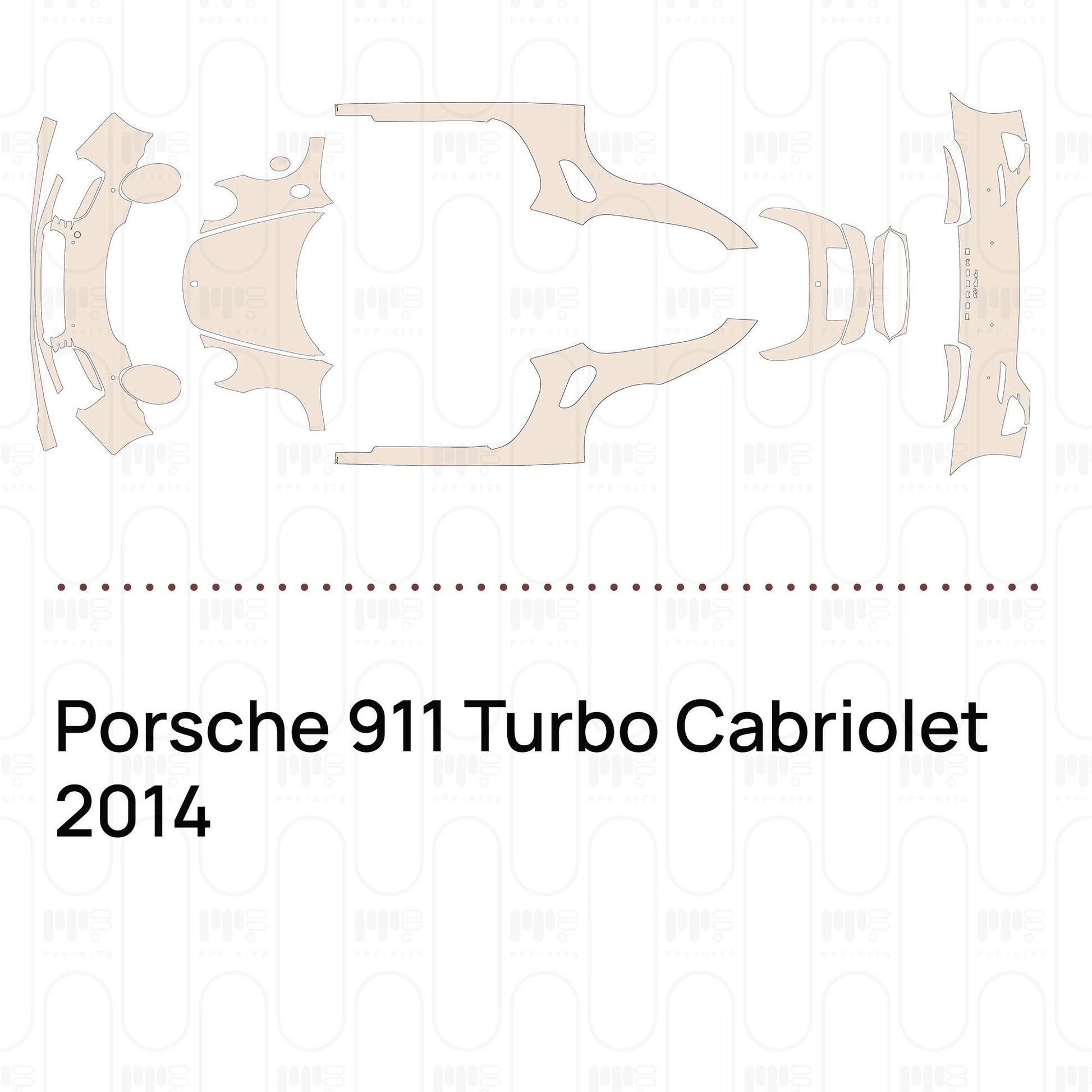 Pre-CutPPFPorsche911TurboCabriolet2014