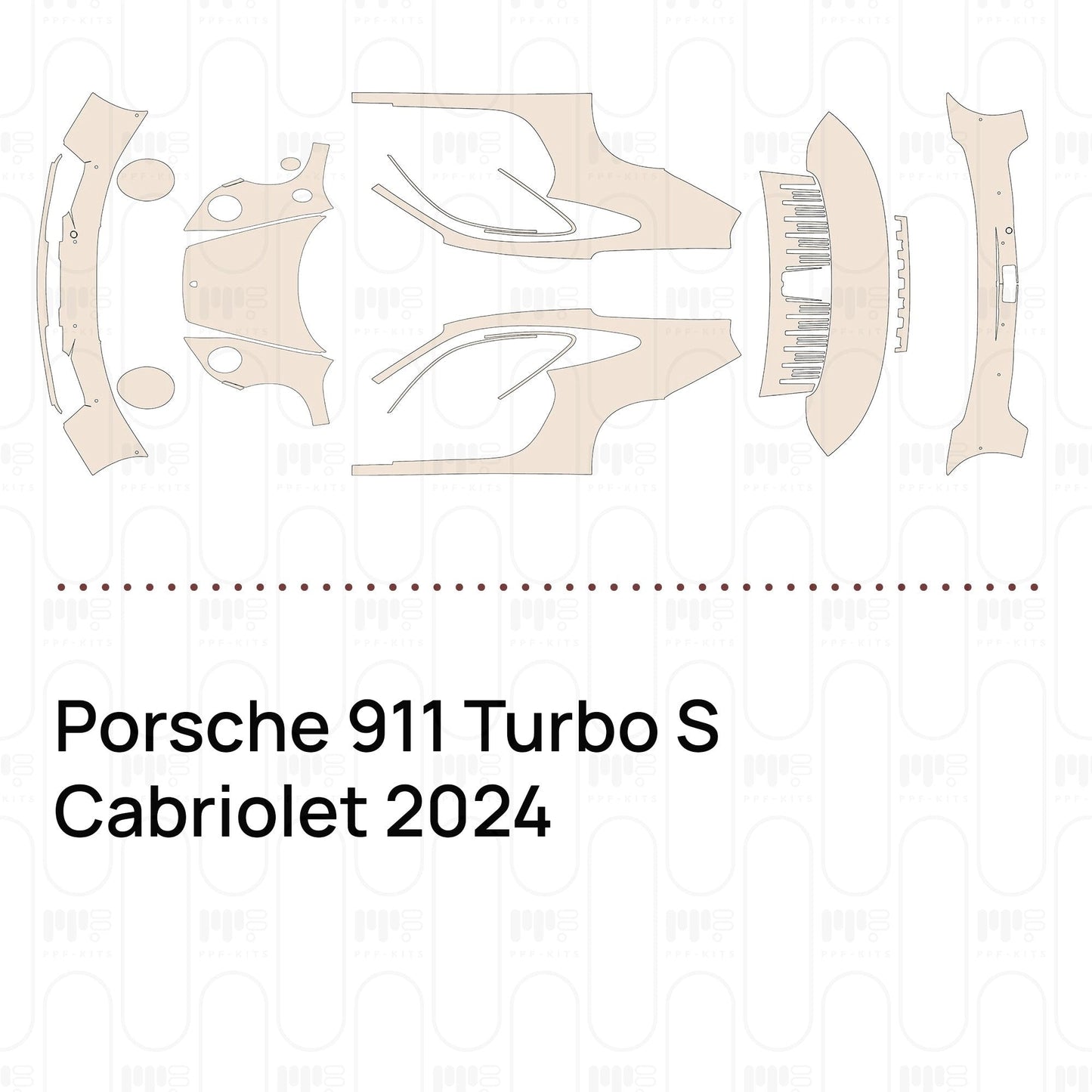 Pre-CutPPFPorsche911TurboSCabriolet2024