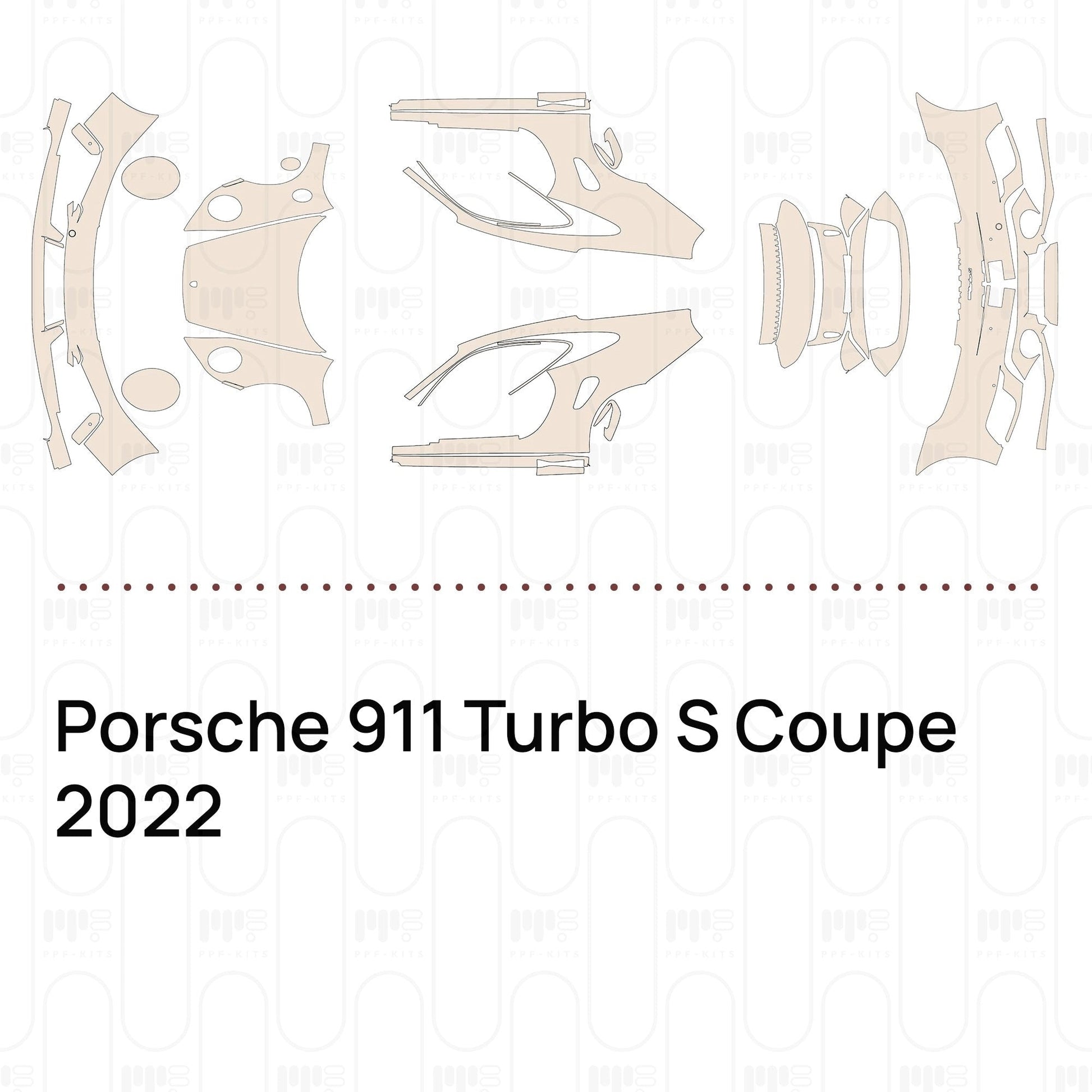 Pre-CutPPFPorsche911TurboSCoupe2022
