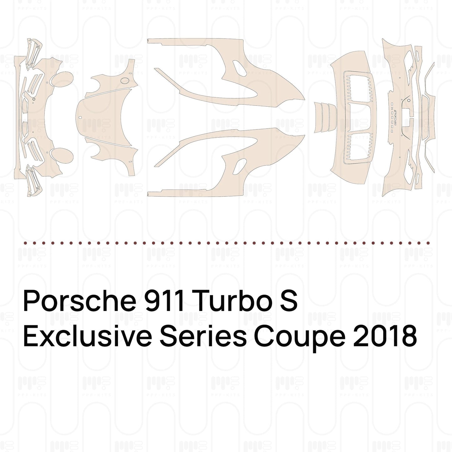 Pre-CutPPFPorsche911TurboSExclusiveSeriesCoupe2018