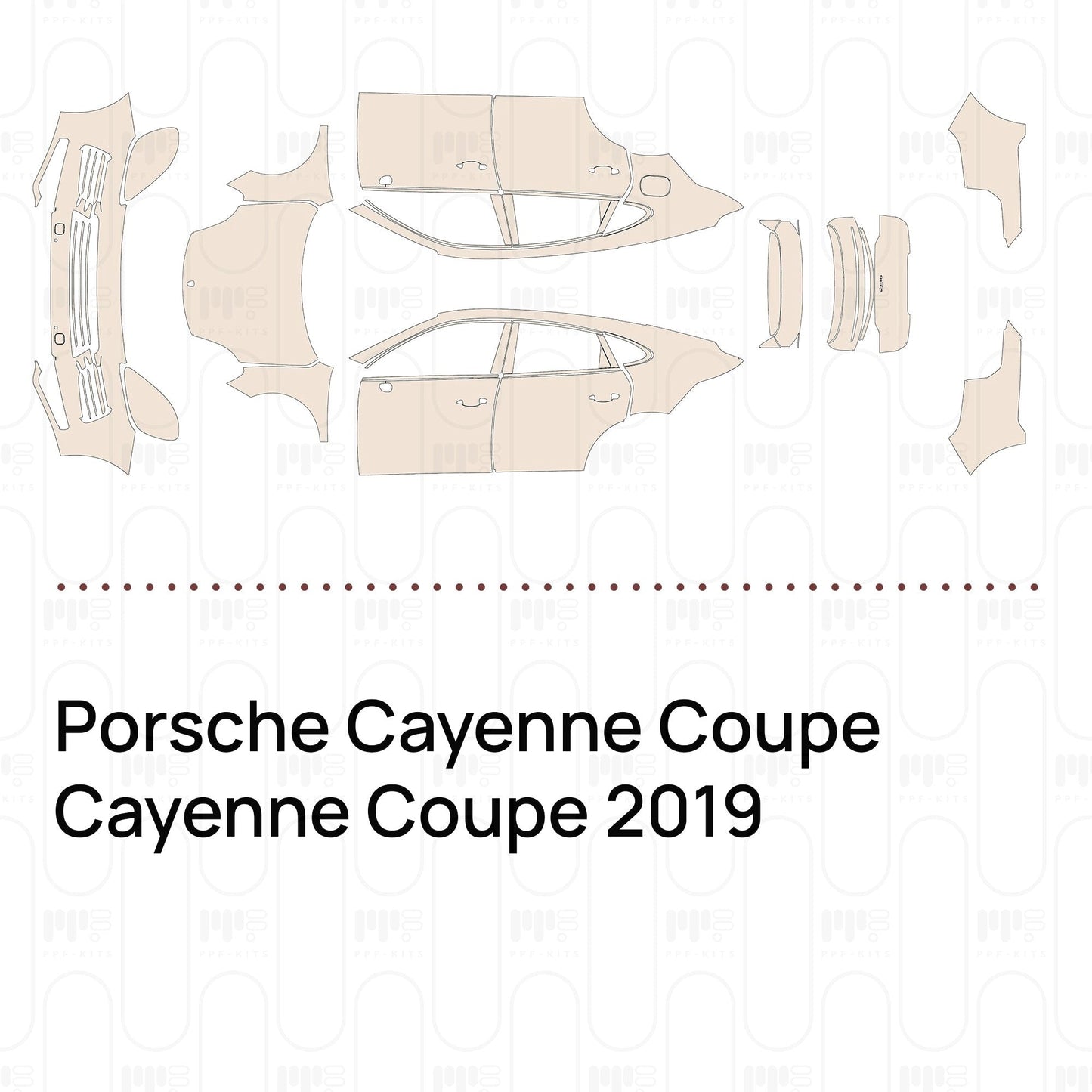 Pre-CutPPFPorscheCayenneCoupeCayenneCoupe2019
