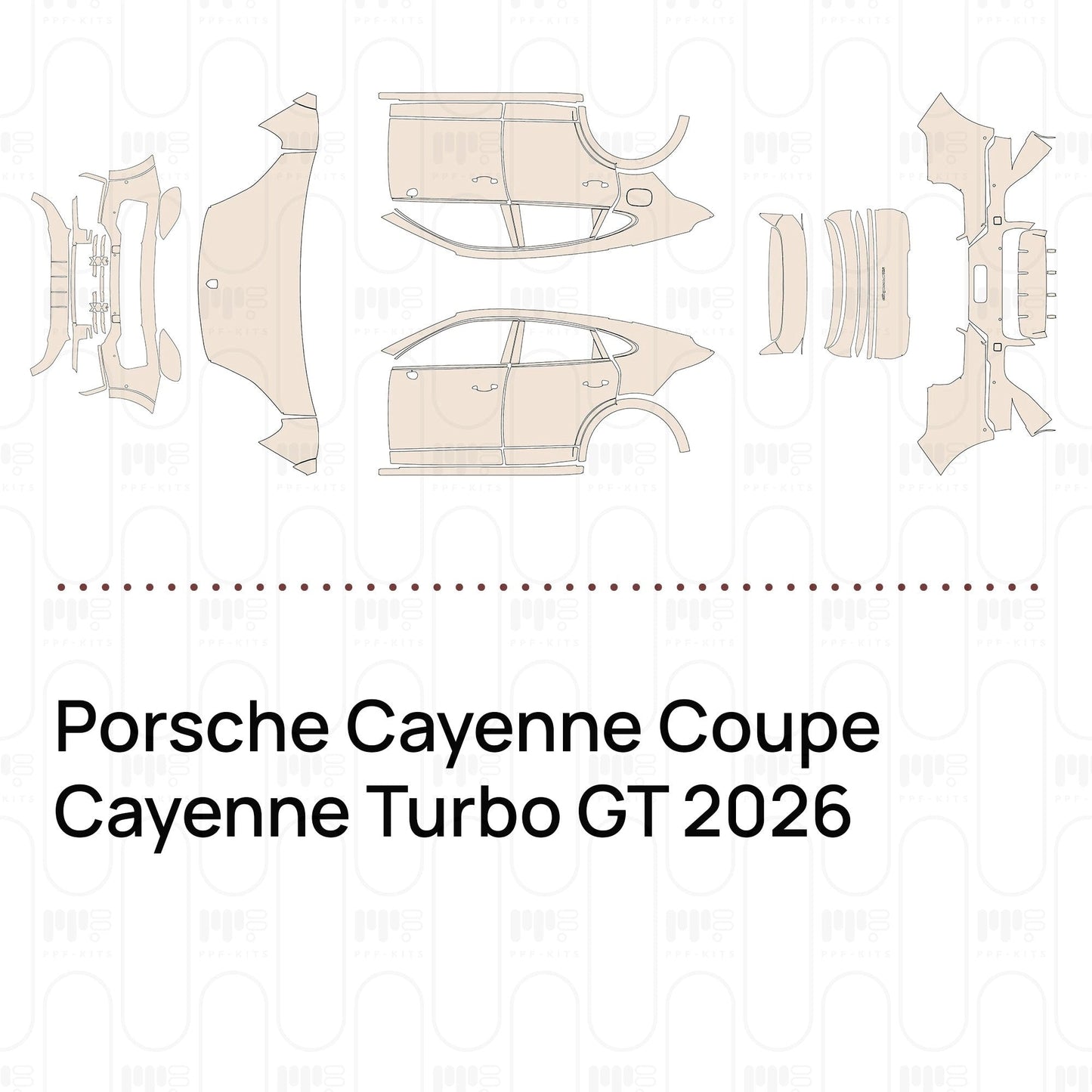 Pre-CutPPFPorscheCayenneCoupeCayenneTurboGT2026