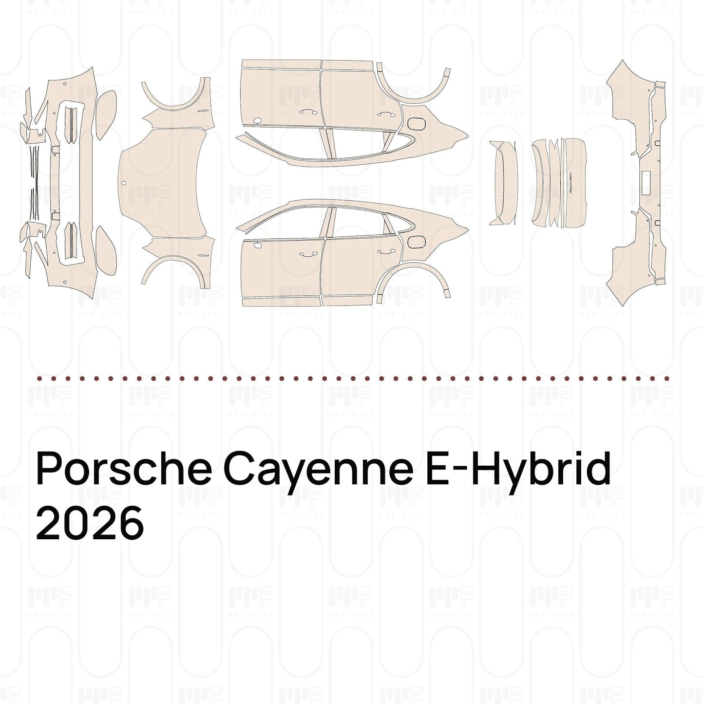 Pre-CutPPFPorscheCayenneE-Hybrid2026