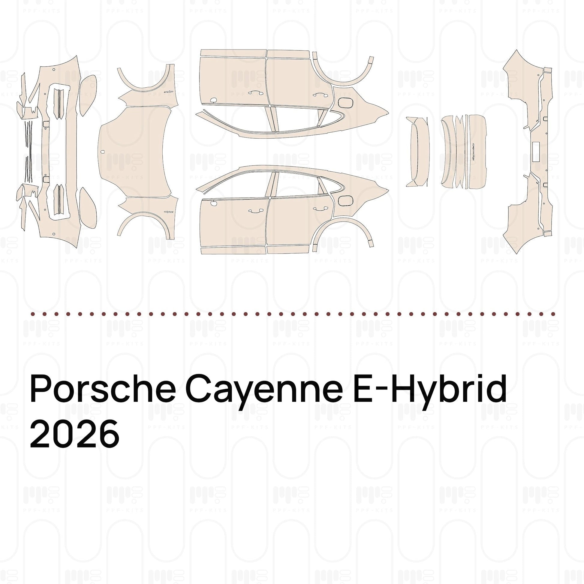 Pre-CutPPFPorscheCayenneE-Hybrid2026