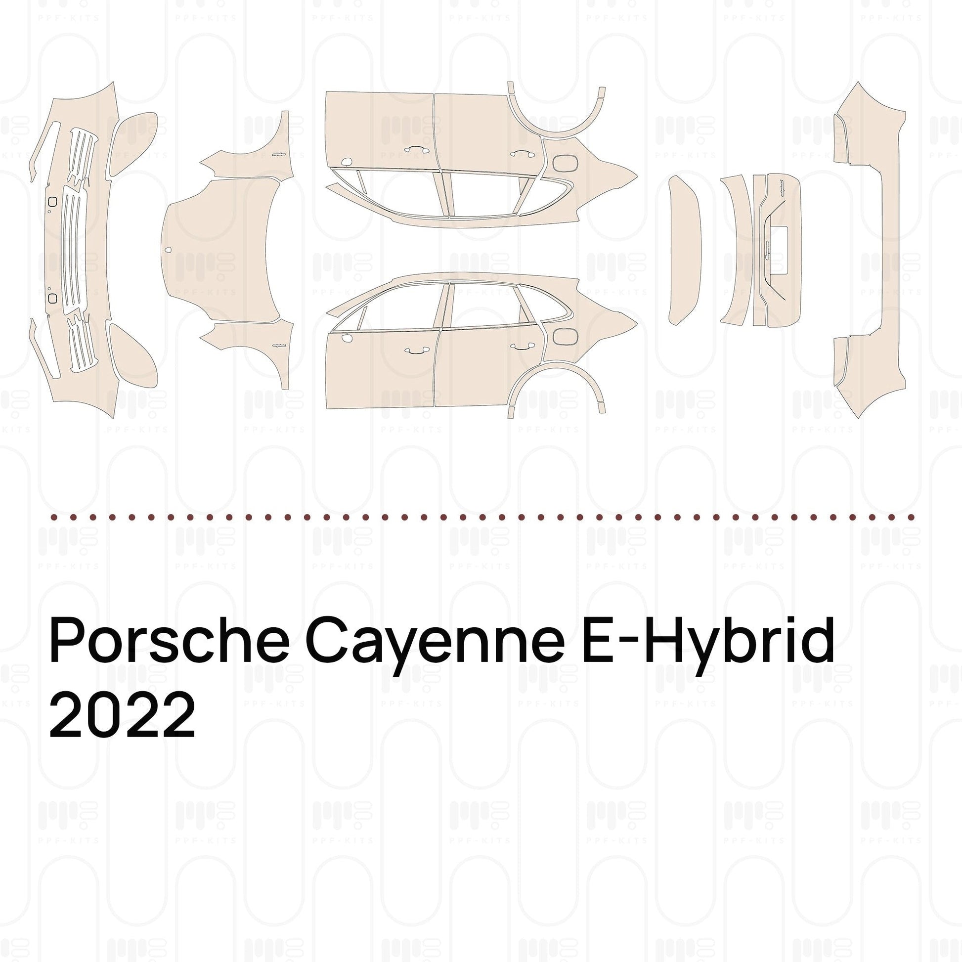 Pre-CutPPFPorscheCayenneE-Hybrid2022