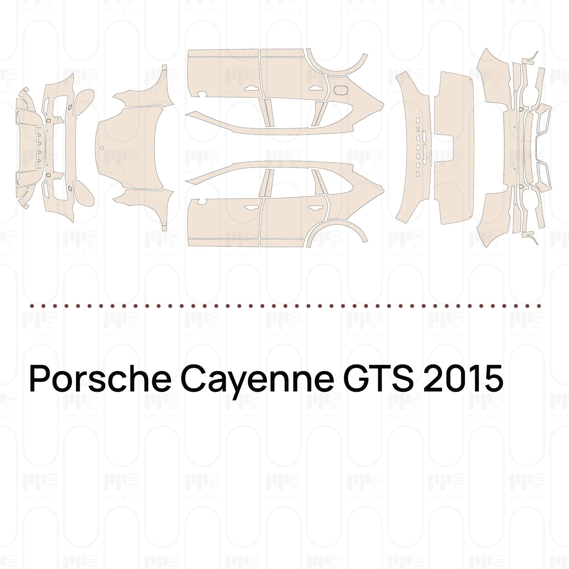 Pre-CutPPFPorscheCayenneGTS2015