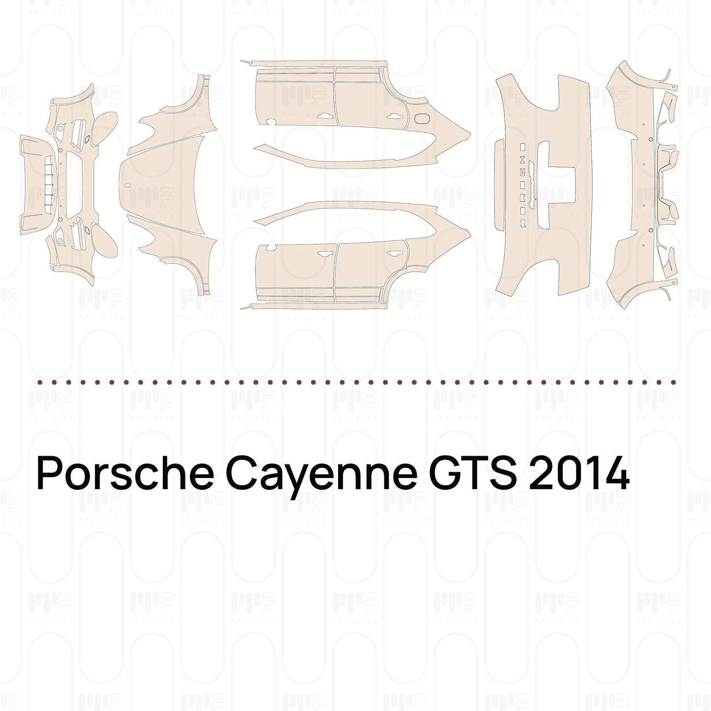 Pre-CutPPFPorscheCayenneGTS2014