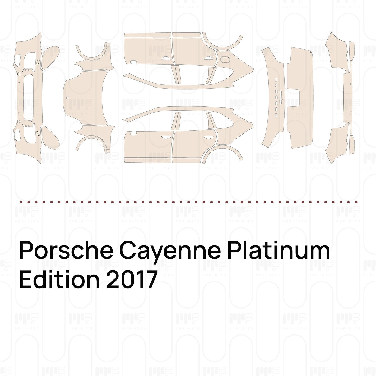 Pre-CutPPFPorscheCayennePlatinumEdition2017