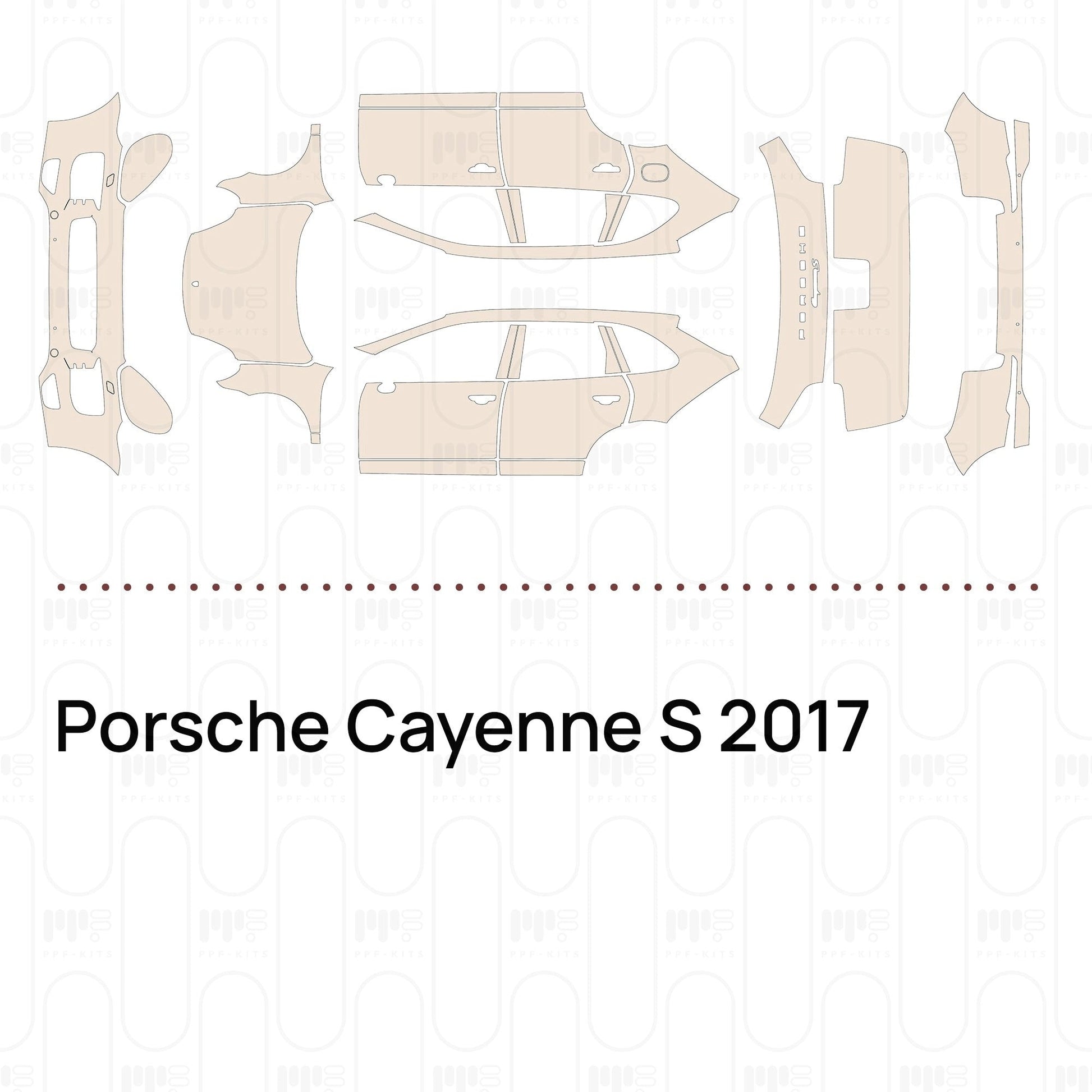 Pre-CutPPFPorscheCayenneS2017