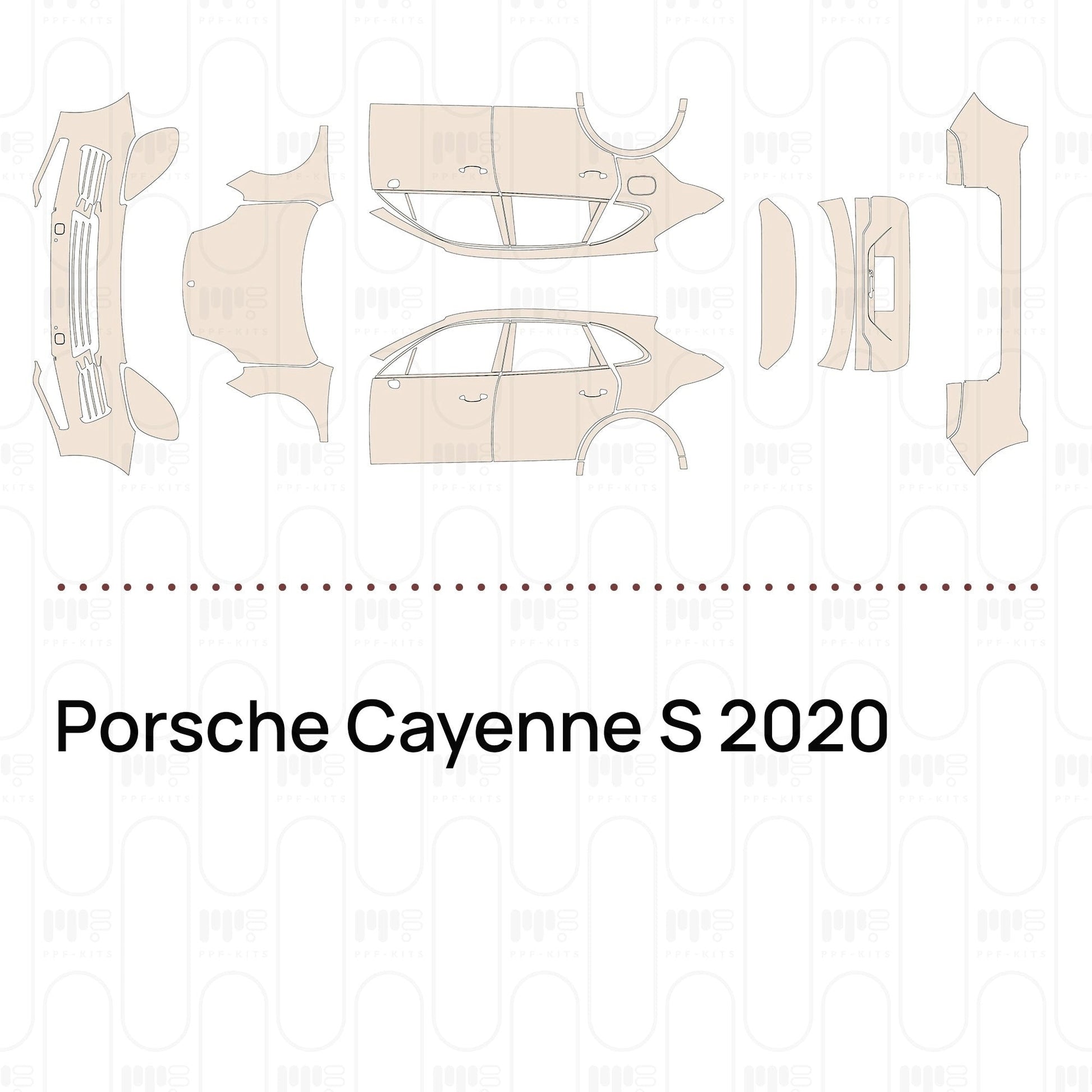 Pre-CutPPFPorscheCayenneS2020