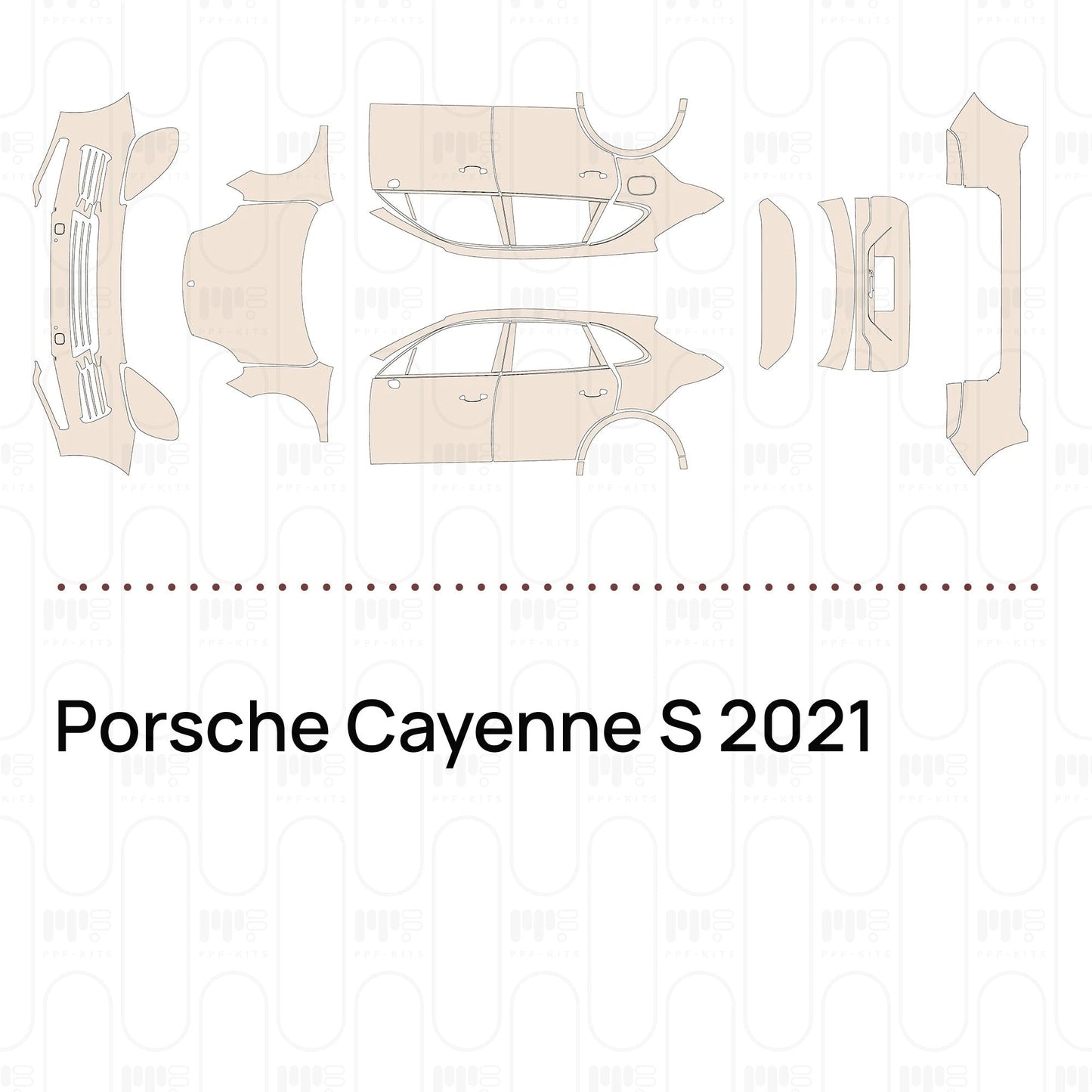 Pre-CutPPFPorscheCayenneS2021