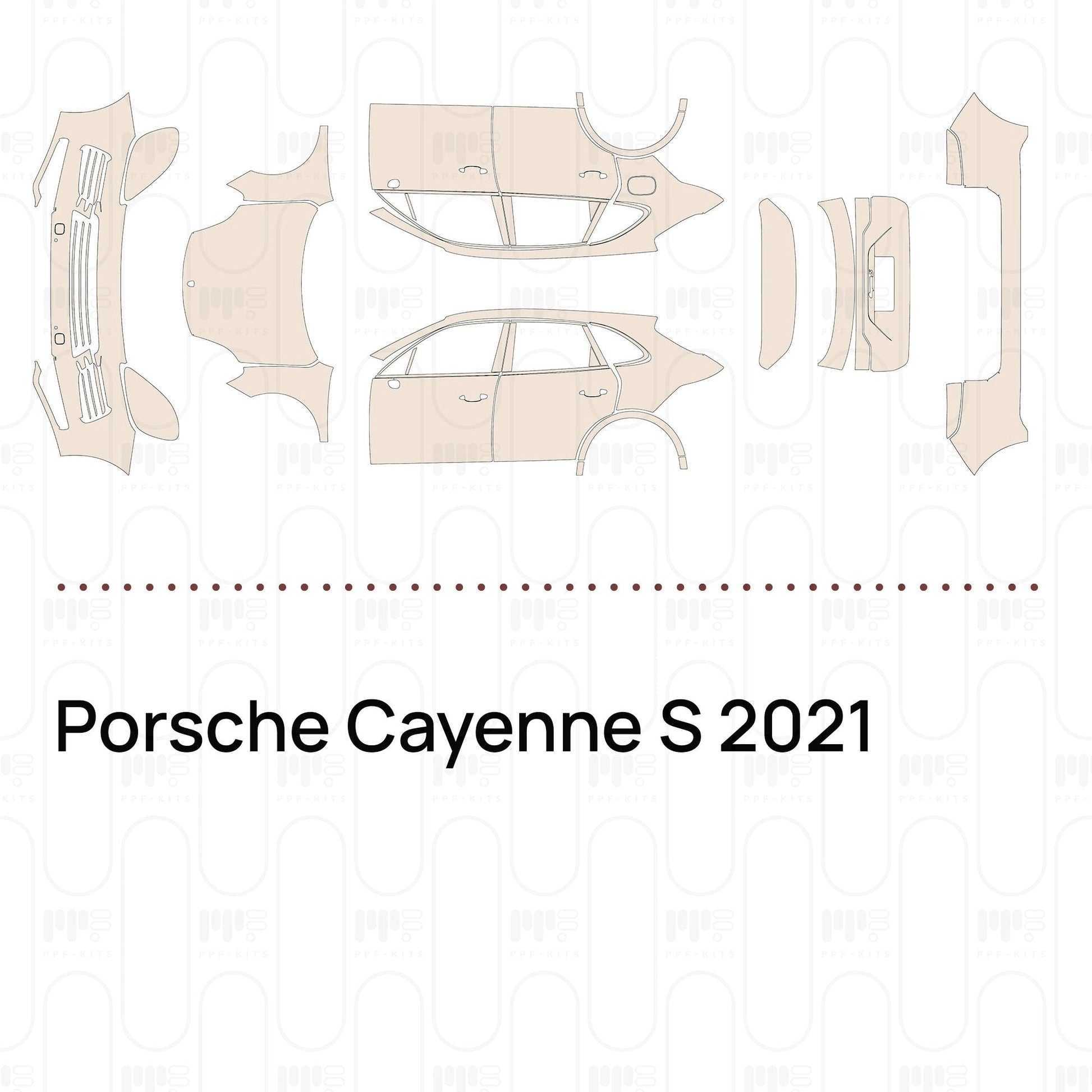 Pre-CutPPFPorscheCayenneS2021