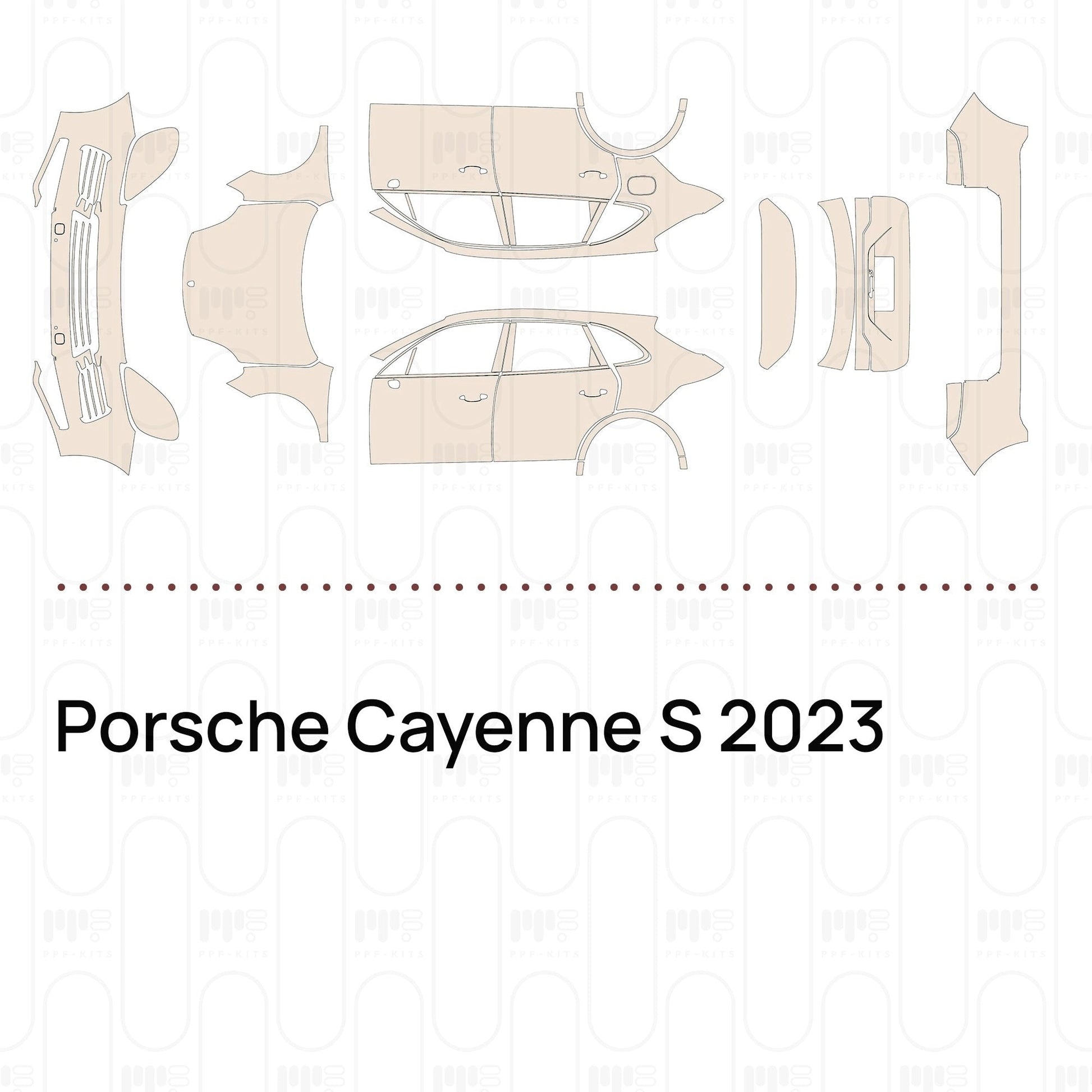 Pre-CutPPFPorscheCayenneS2023
