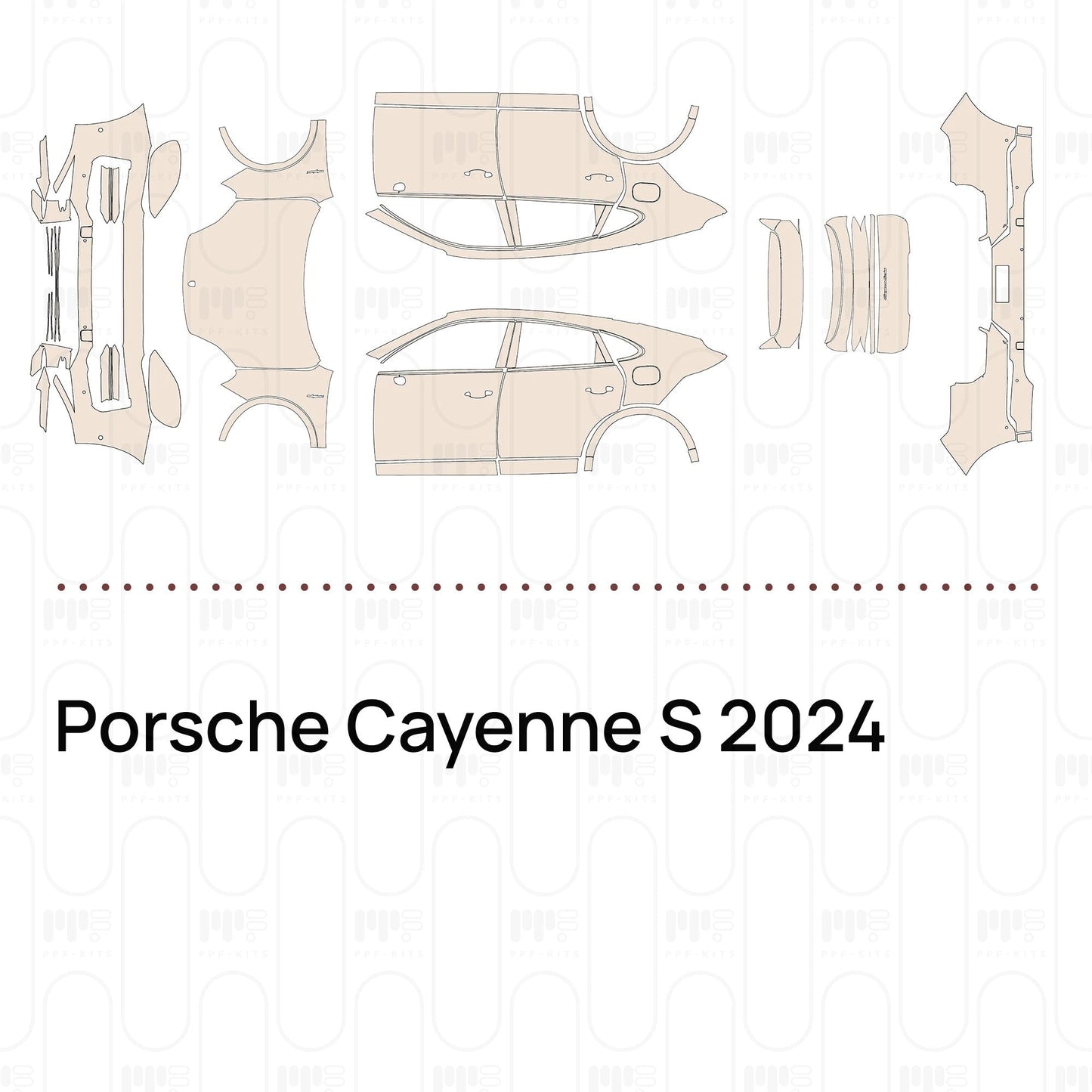 Pre-CutPPFPorscheCayenneS2024
