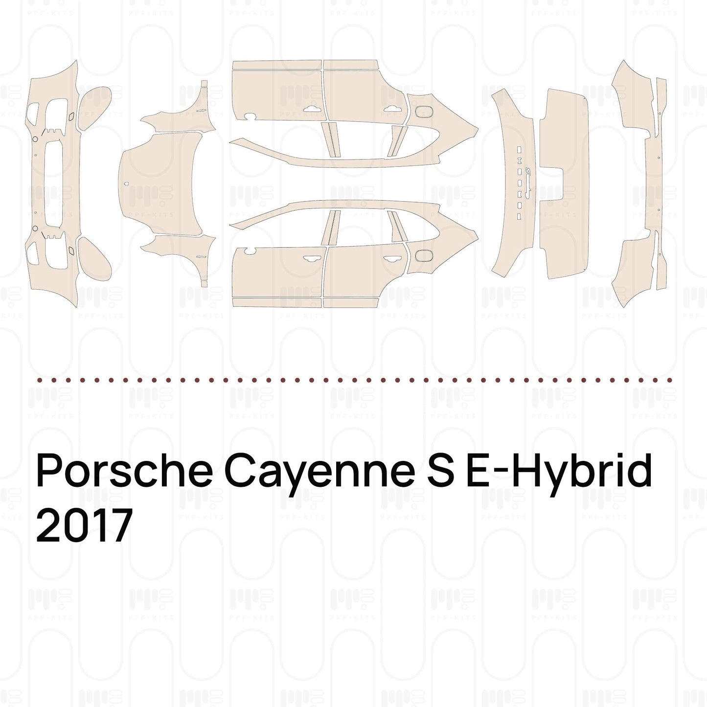 Pre-CutPPFPorscheCayenneSE-Hybrid2017
