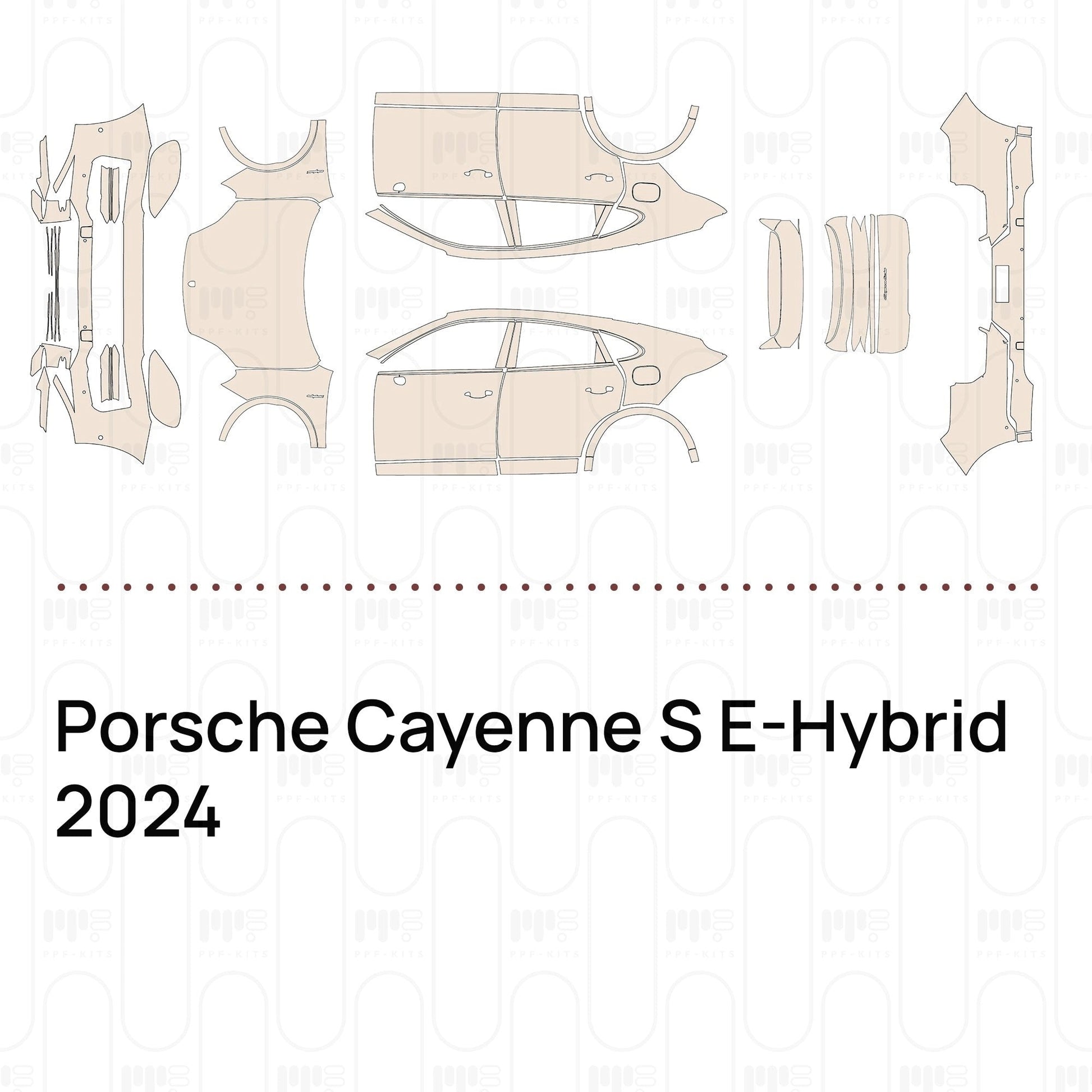 Pre-CutPPFPorscheCayenneSE-Hybrid2024