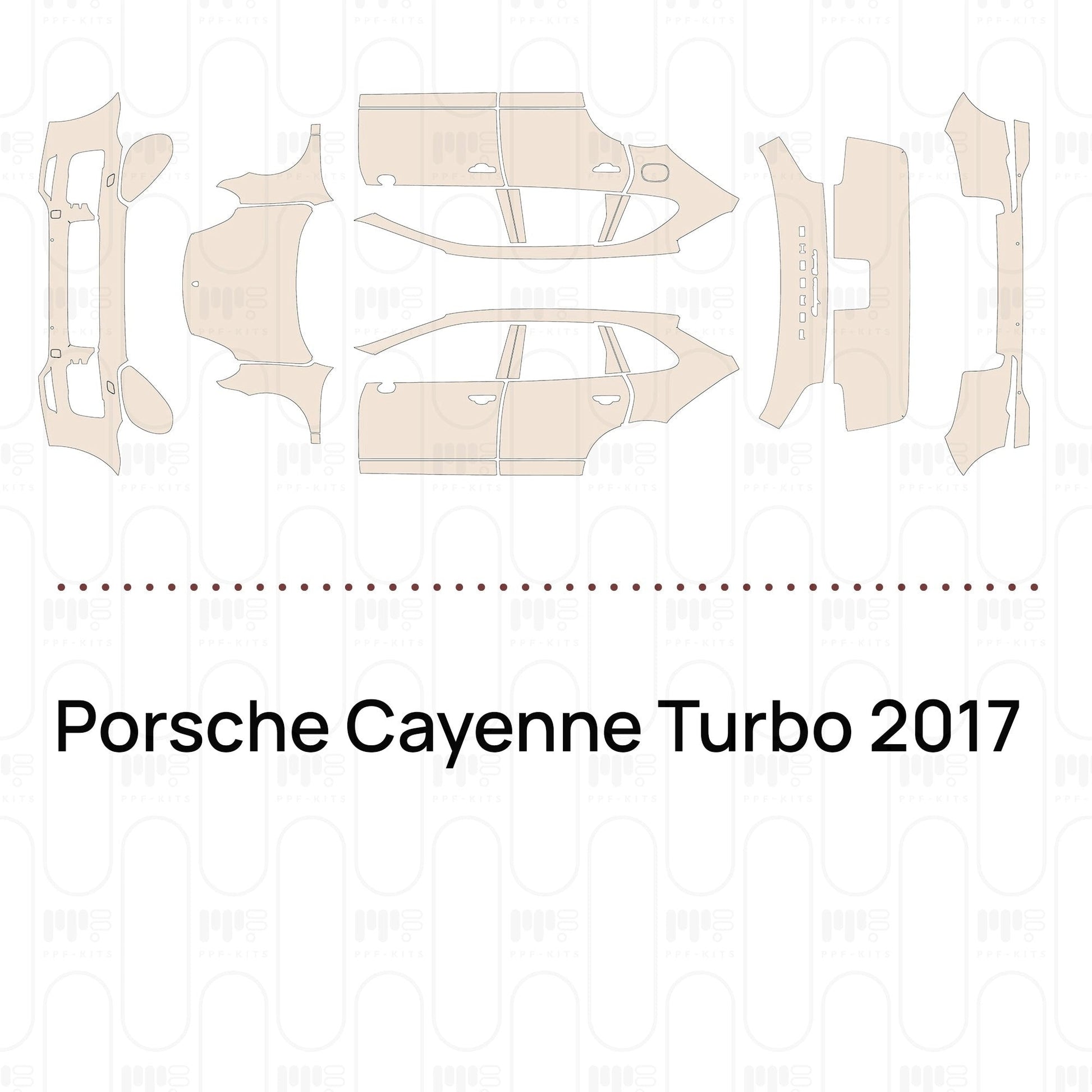 Pre-CutPPFPorscheCayenneTurbo2017