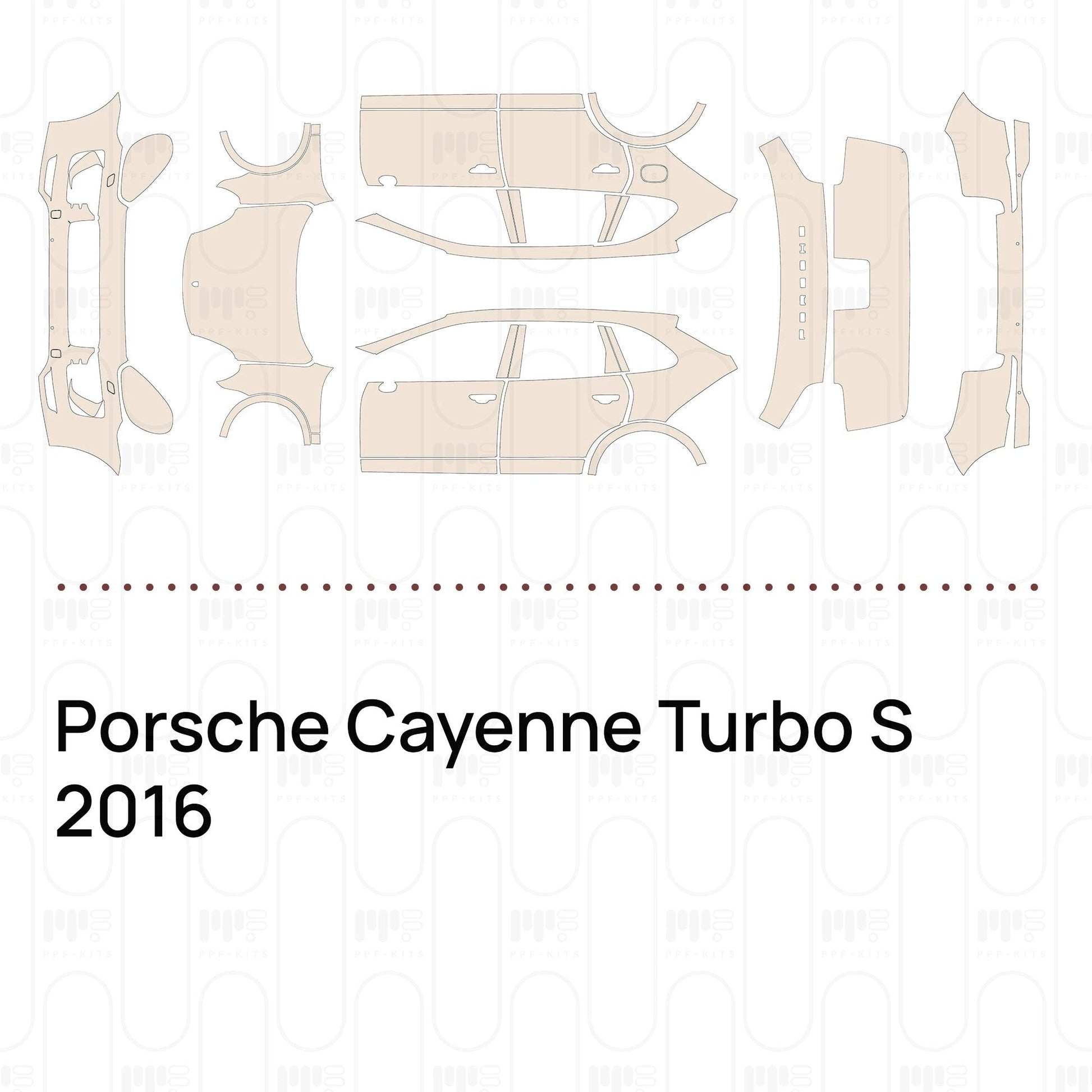 Pre-CutPPFPorscheCayenneTurboS2016