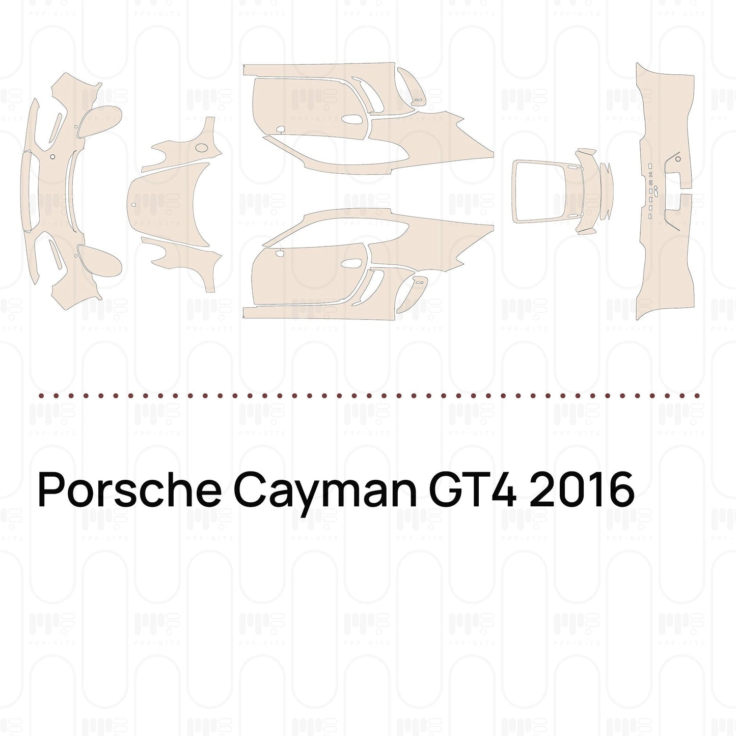 Pre-CutPPFPorscheCaymanGT42016