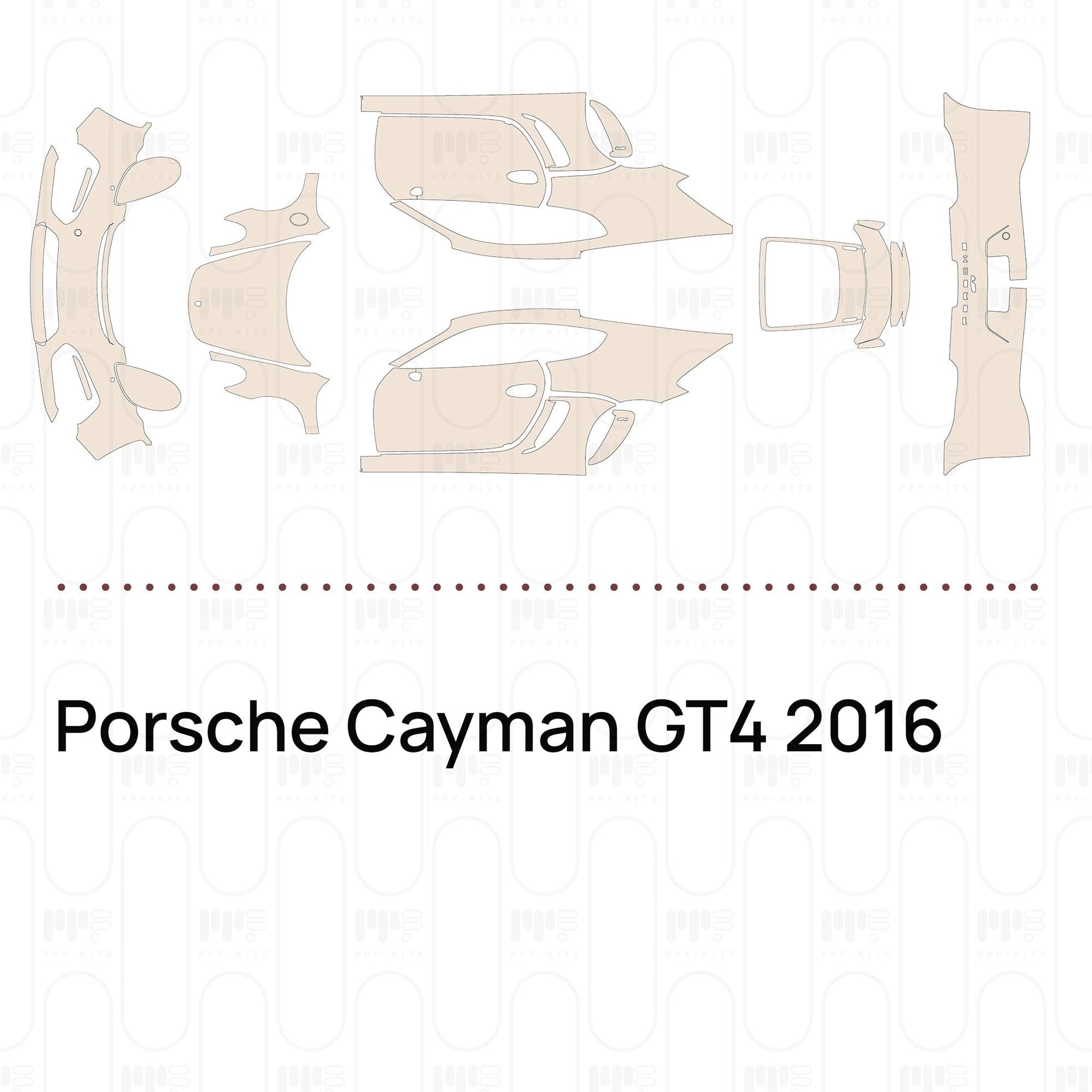 Pre-CutPPFPorscheCaymanGT42016