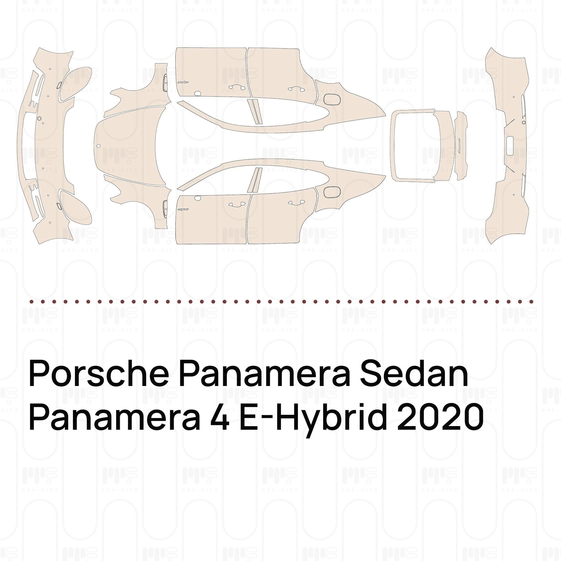 Pre-CutPPFPorschePanameraSedanPanamera4E-Hybrid2020
