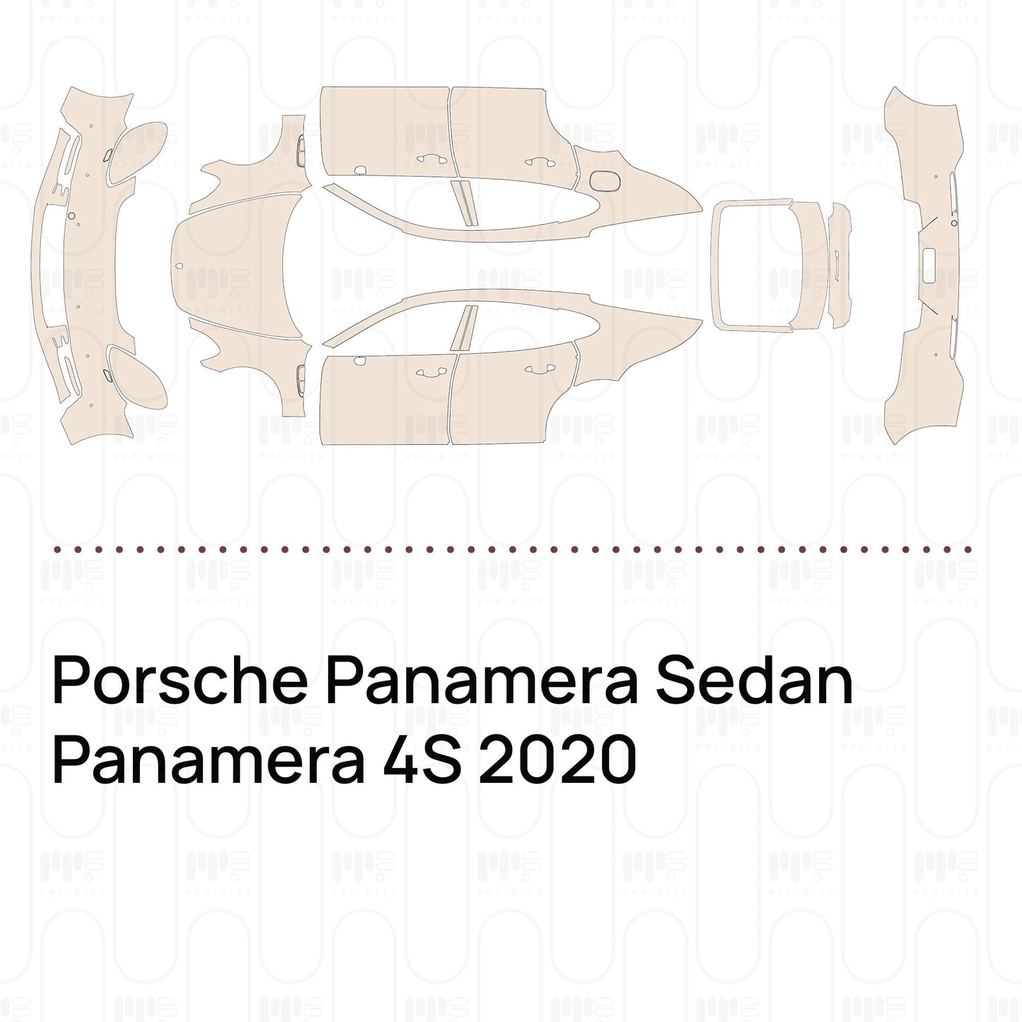 Pre-CutPPFPorschePanameraSedanPanamera4S2020
