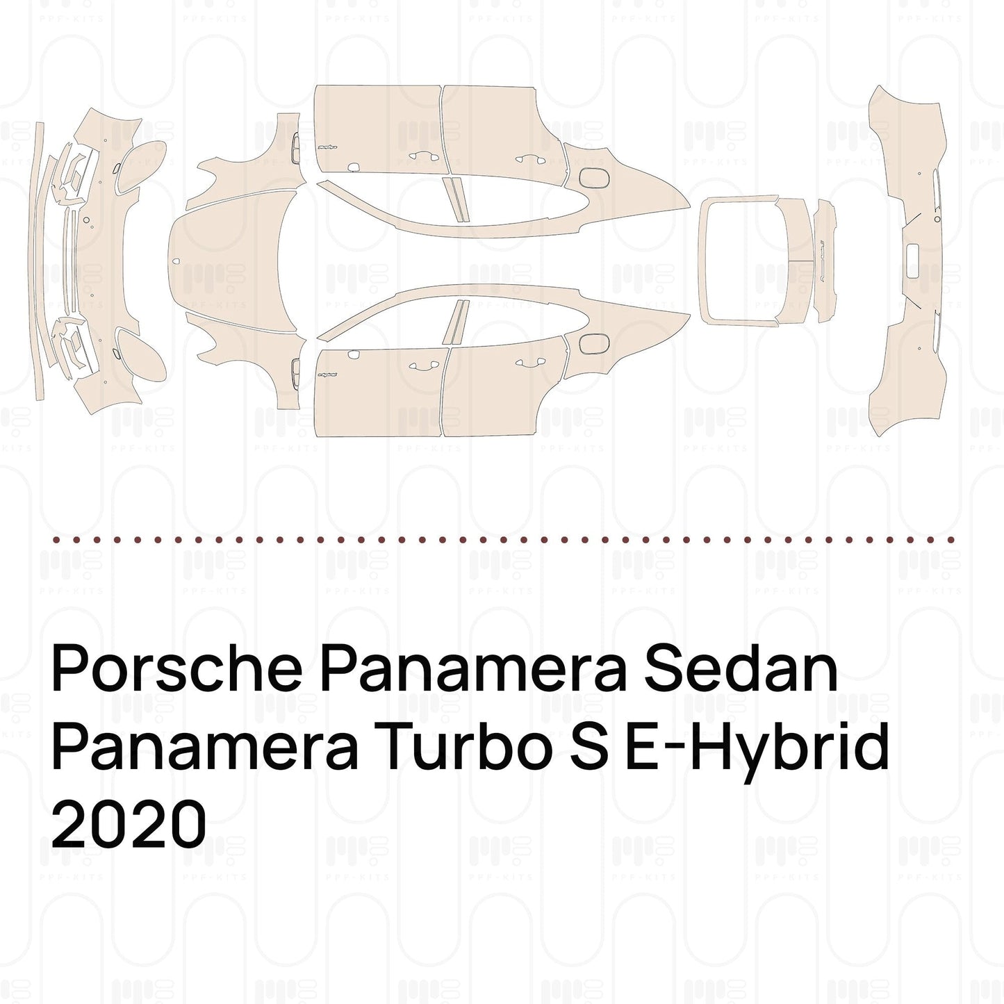 Pre-CutPPFPorschePanameraSedanPanameraTurboSE-Hybrid2020