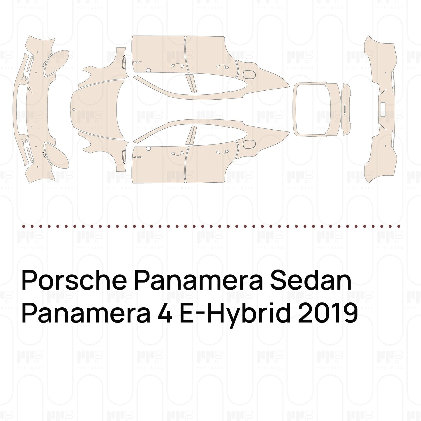 Pre-CutPPFPorschePanameraSedanPanamera4E-Hybrid2019
