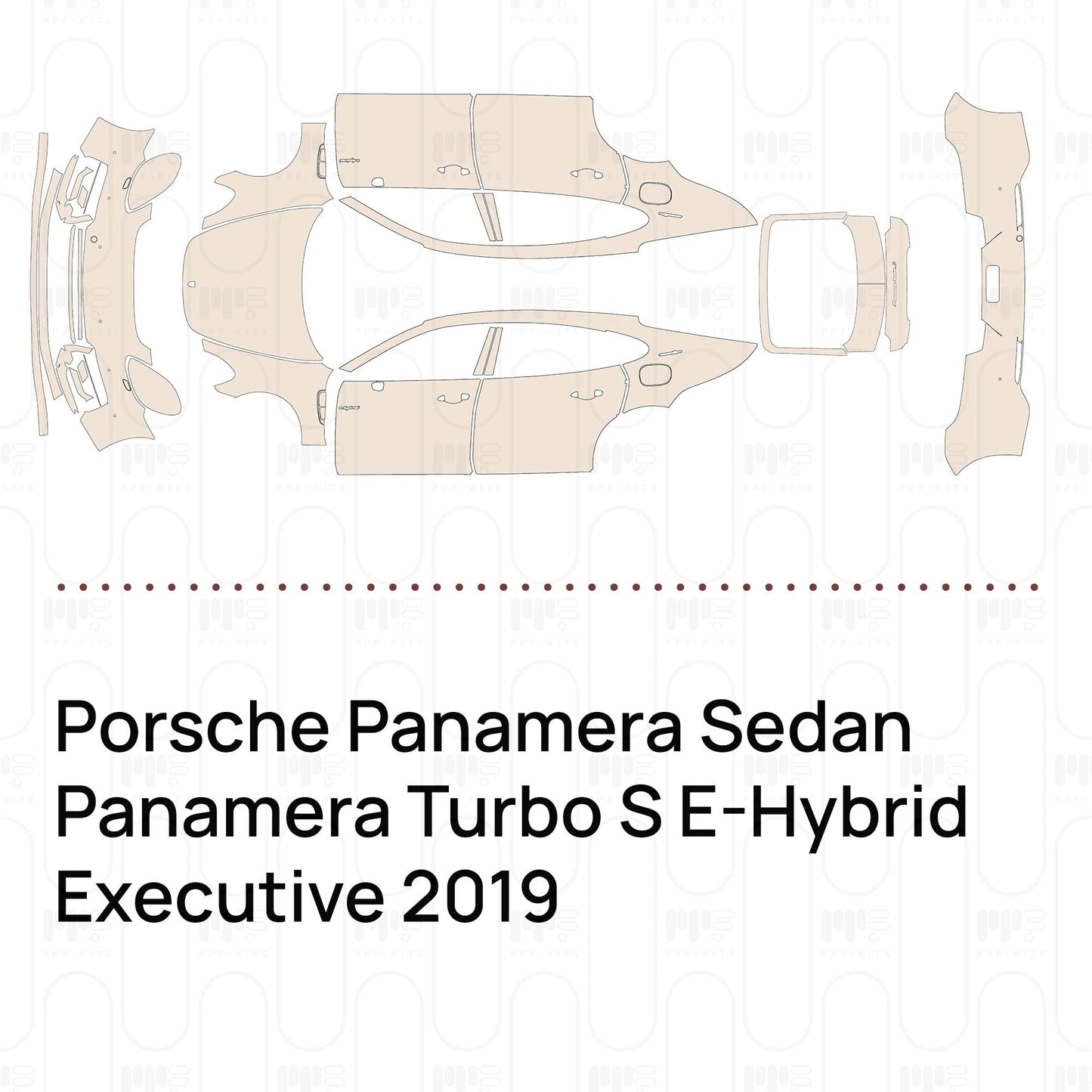 Pre-CutPPFPorschePanameraSedanPanameraTurboSE-HybridExecutive2019