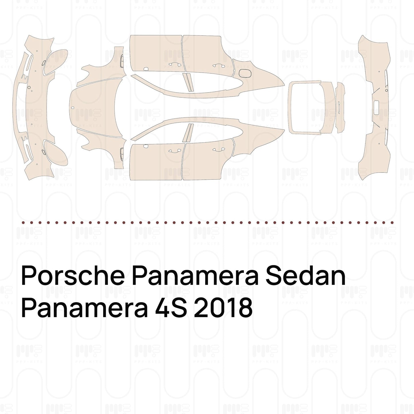 Pre-CutPPFPorschePanameraSedanPanamera4S2018