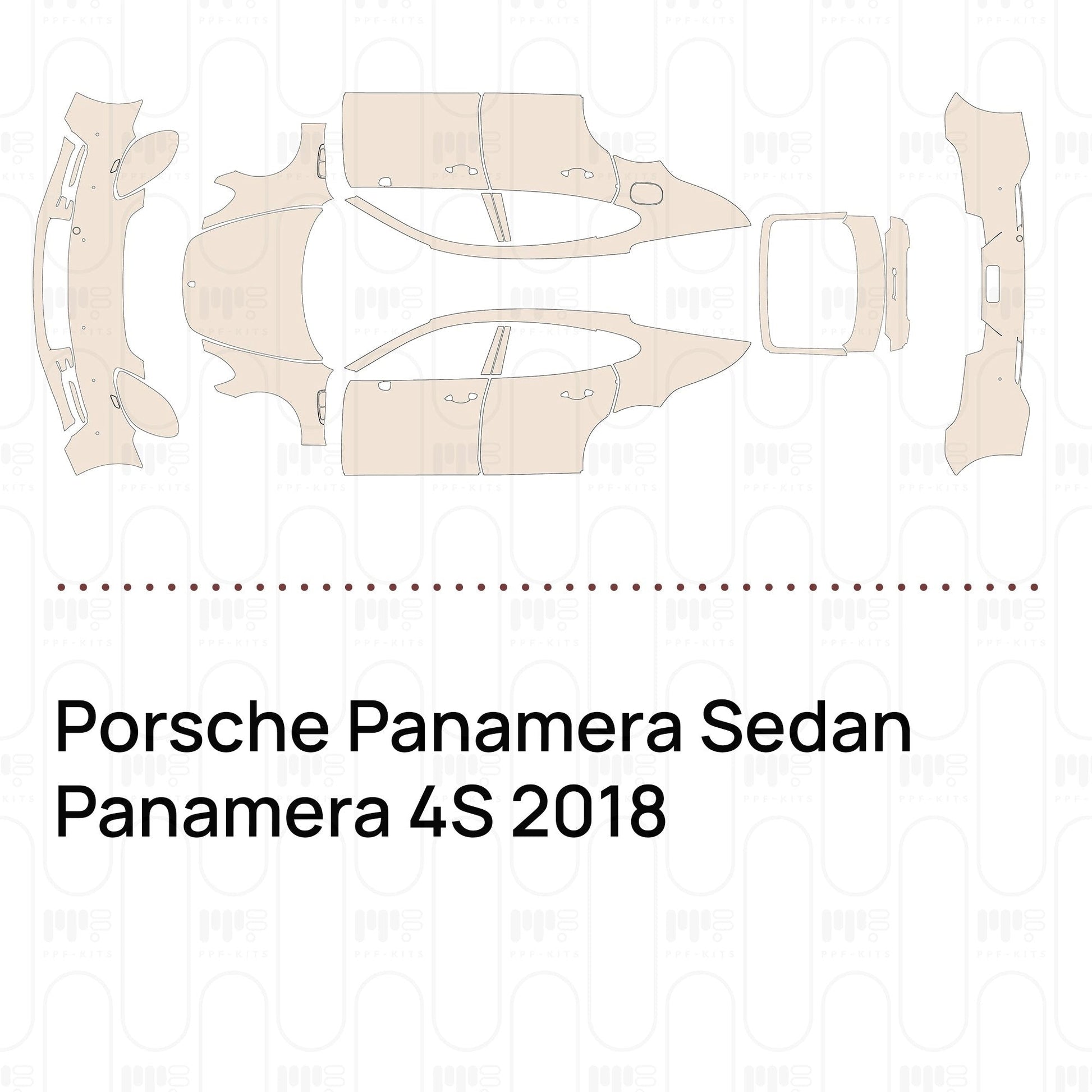 Pre-CutPPFPorschePanameraSedanPanamera4S2018