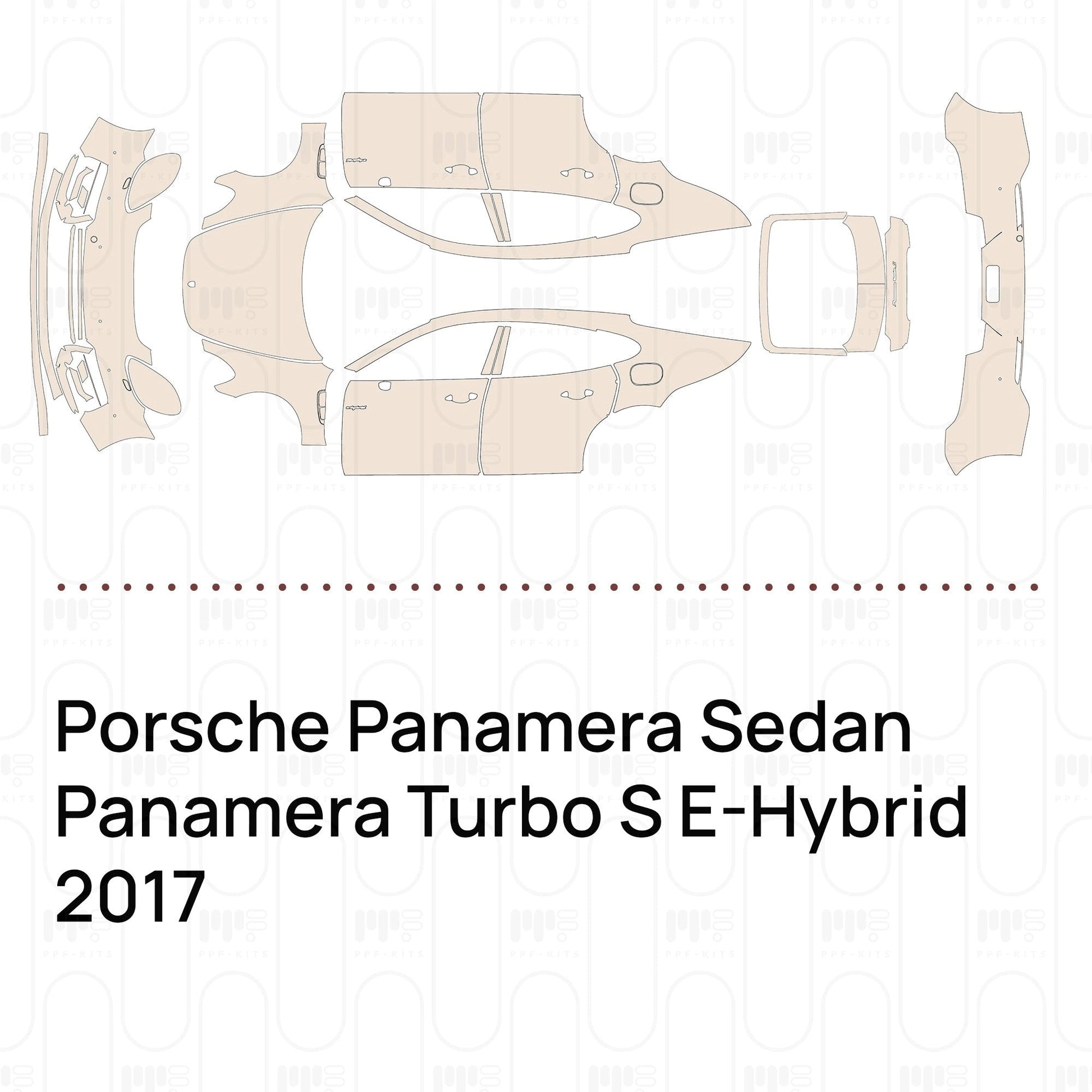 Pre-CutPPFPorschePanameraSedanPanameraTurboSE-Hybrid2017