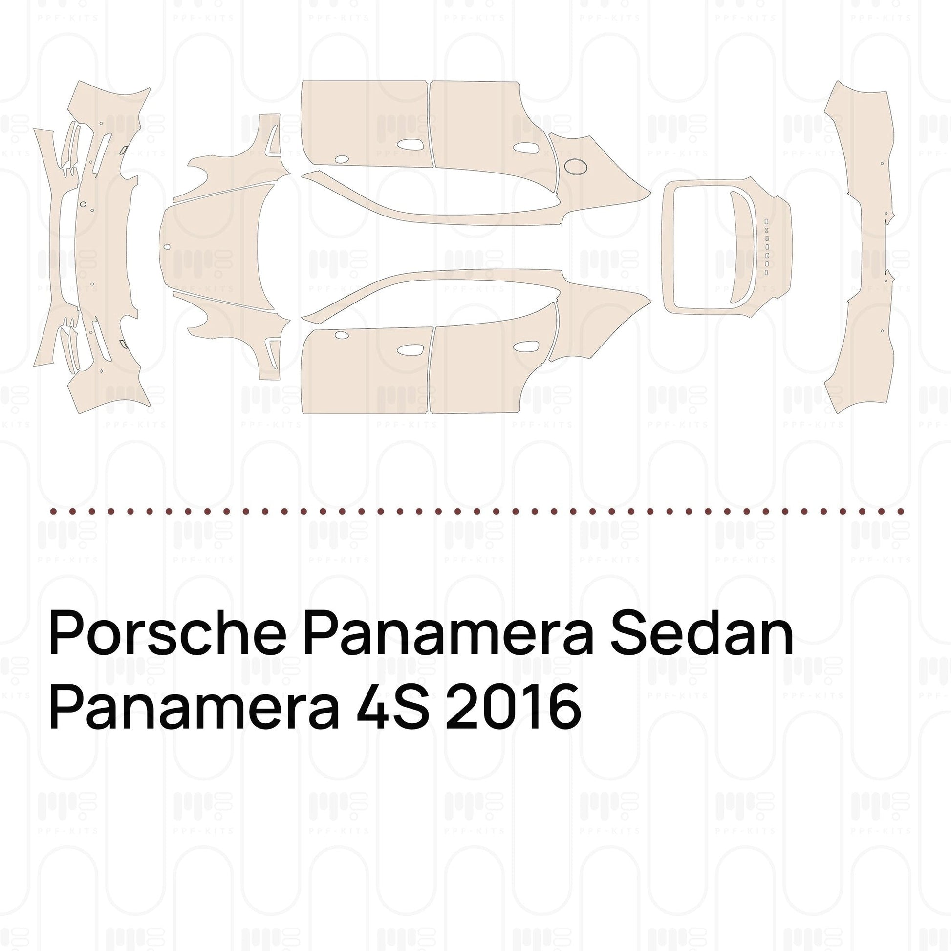Pre-CutPPFPorschePanameraSedanPanamera4S2016