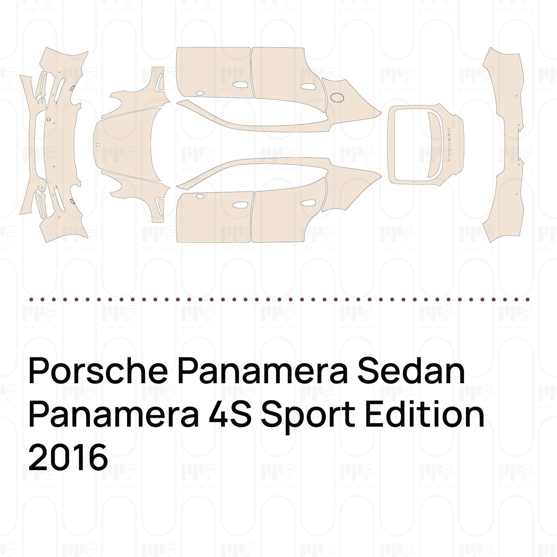 Pre-CutPPFPorschePanameraSedanPanamera4SSportEdition2016