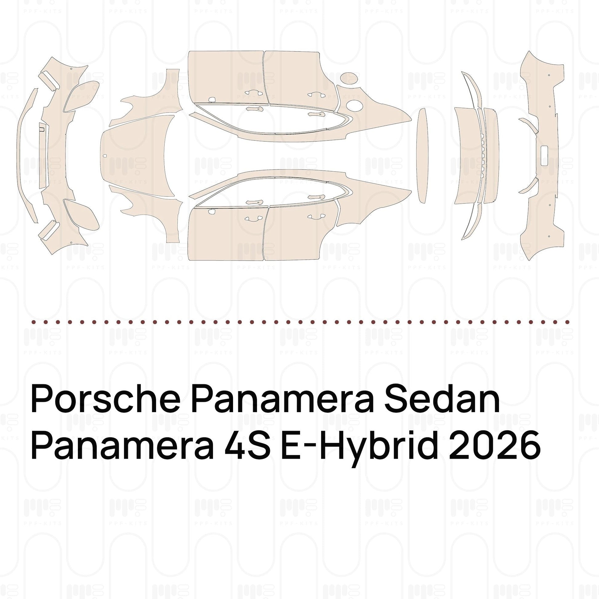 Pre-CutPPFPorschePanameraSedanPanamera4SE-Hybrid2026