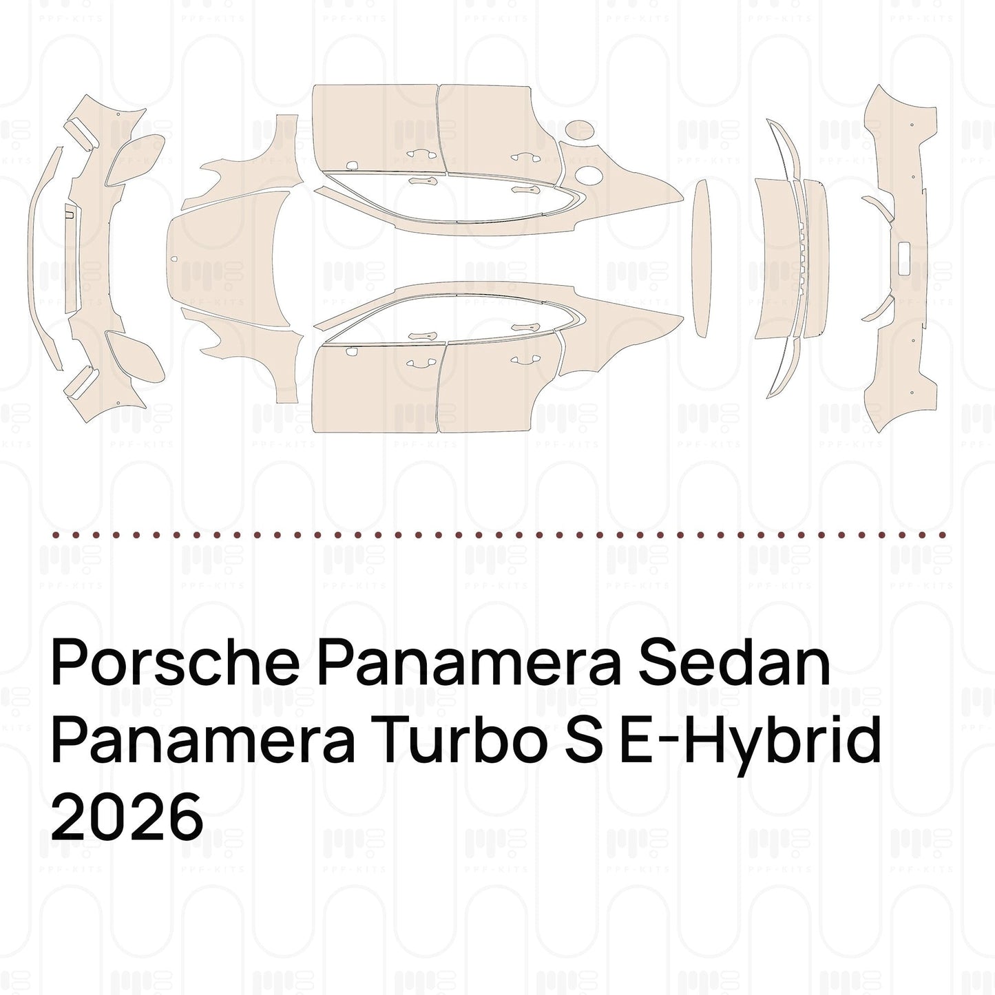 Pre-CutPPFPorschePanameraSedanPanameraTurboSE-Hybrid2026