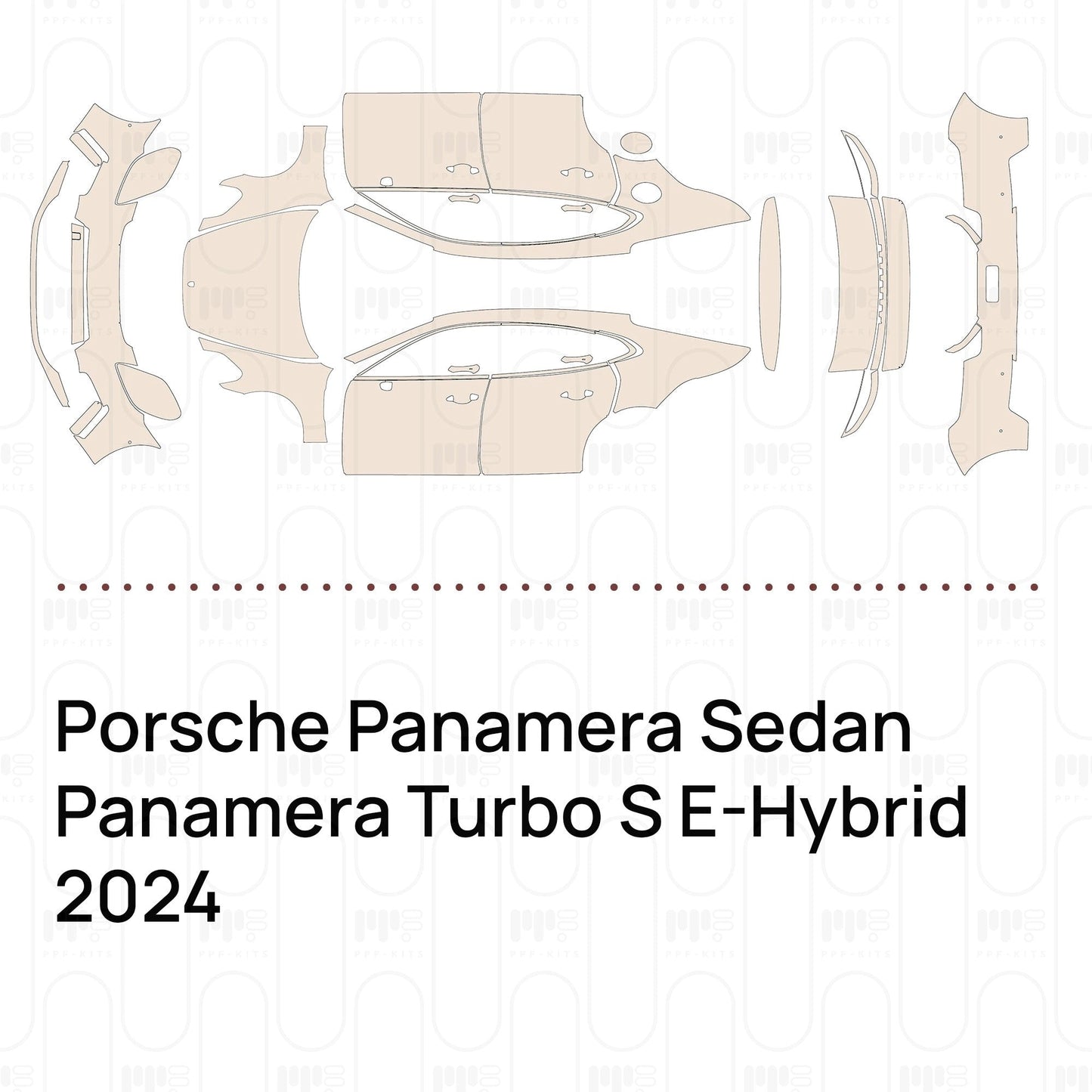 Pre-CutPPFPorschePanameraSedanPanameraTurboSE-Hybrid2024