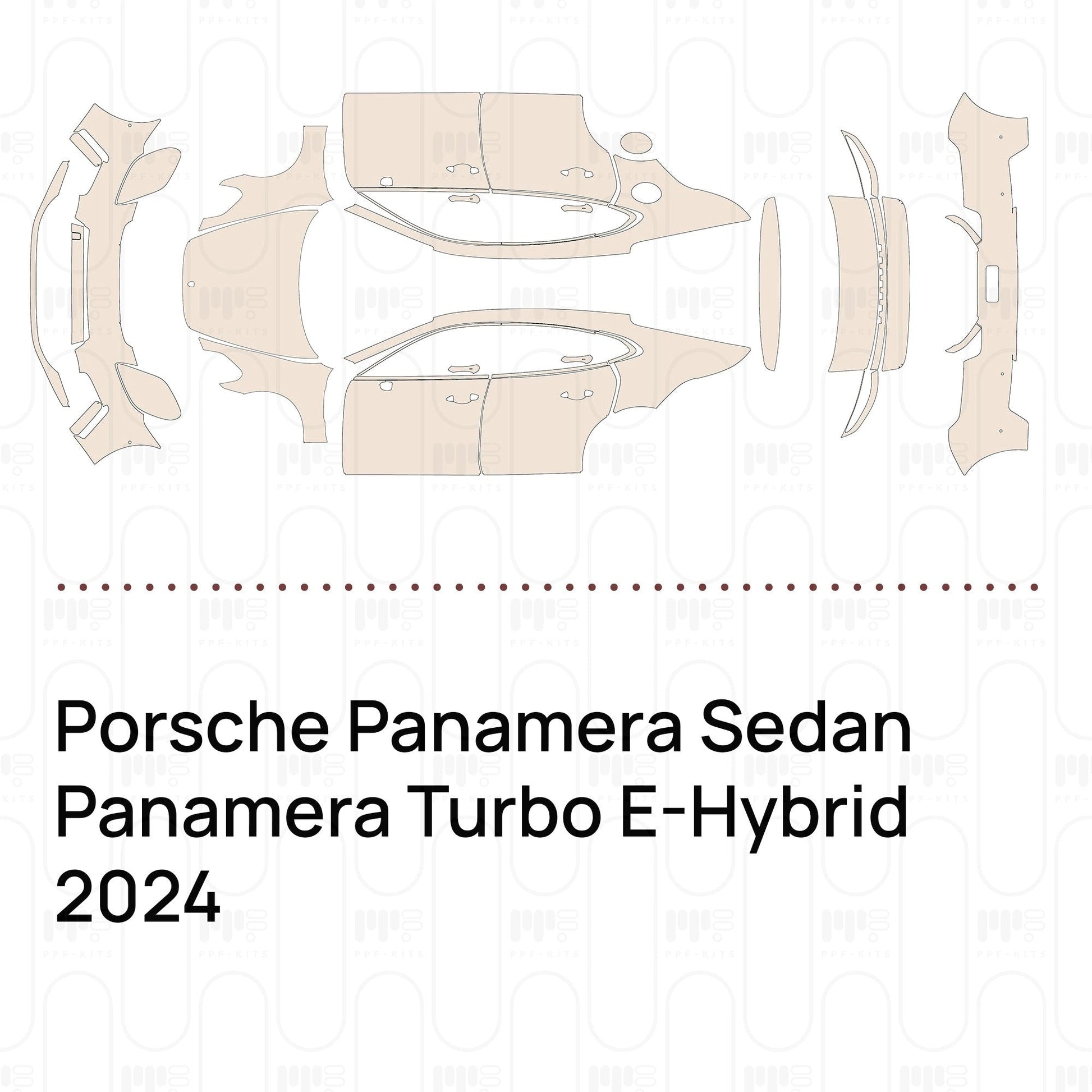 Pre-CutPPFPorschePanameraSedanPanameraTurboE-Hybrid2024