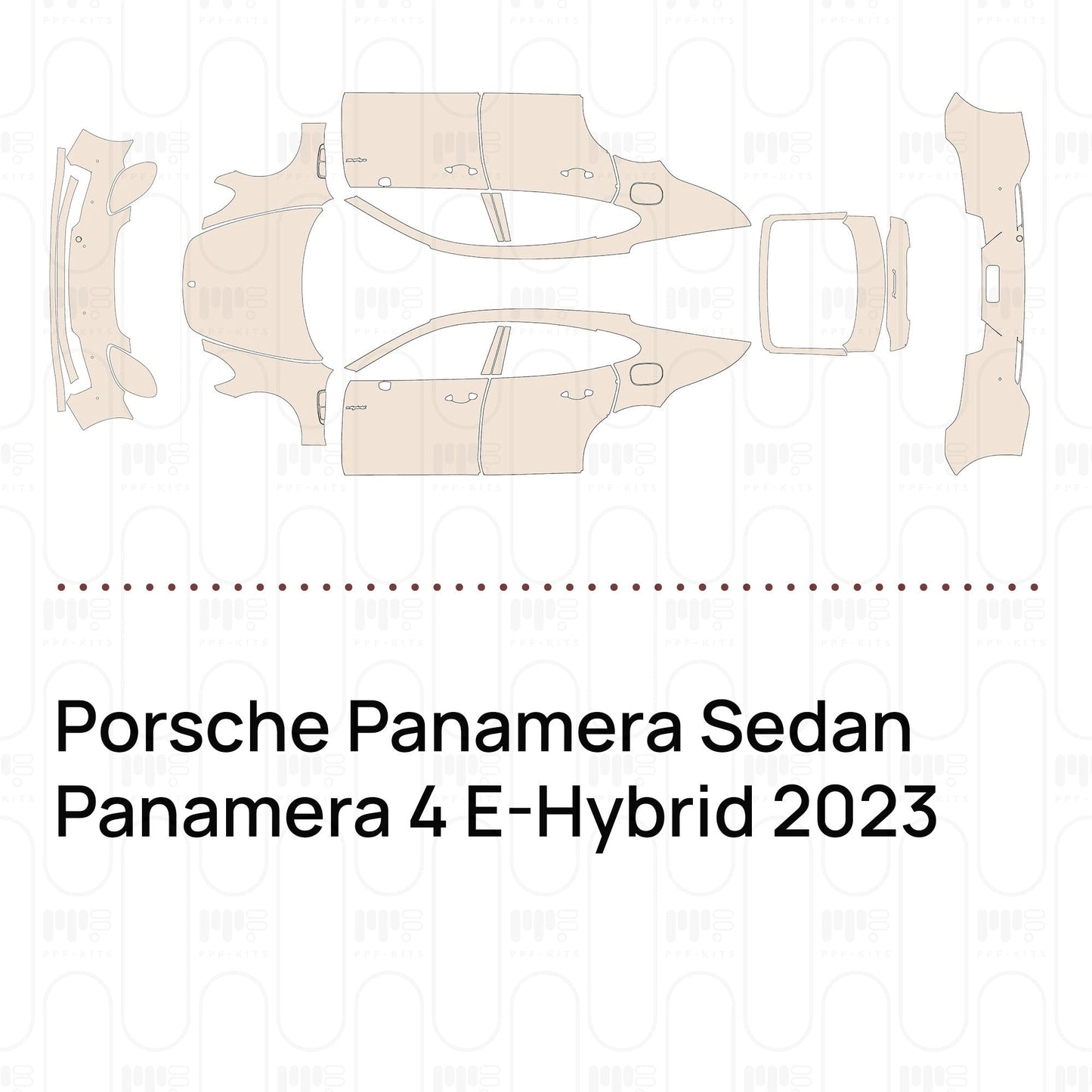 Pre-CutPPFPorschePanameraSedanPanamera4E-Hybrid2023