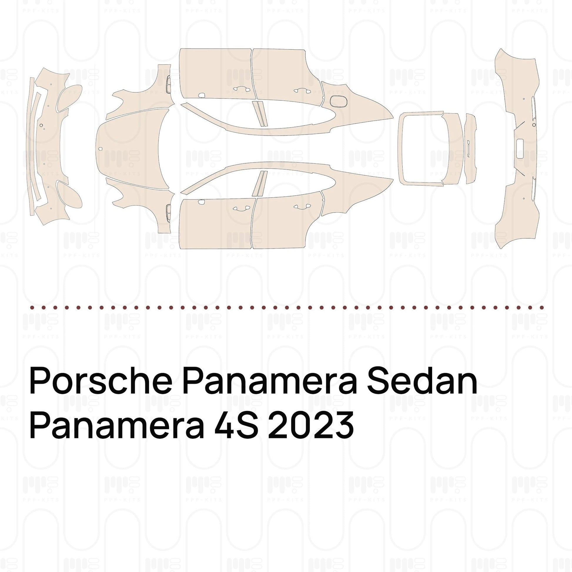 Pre-CutPPFPorschePanameraSedanPanamera4S2023