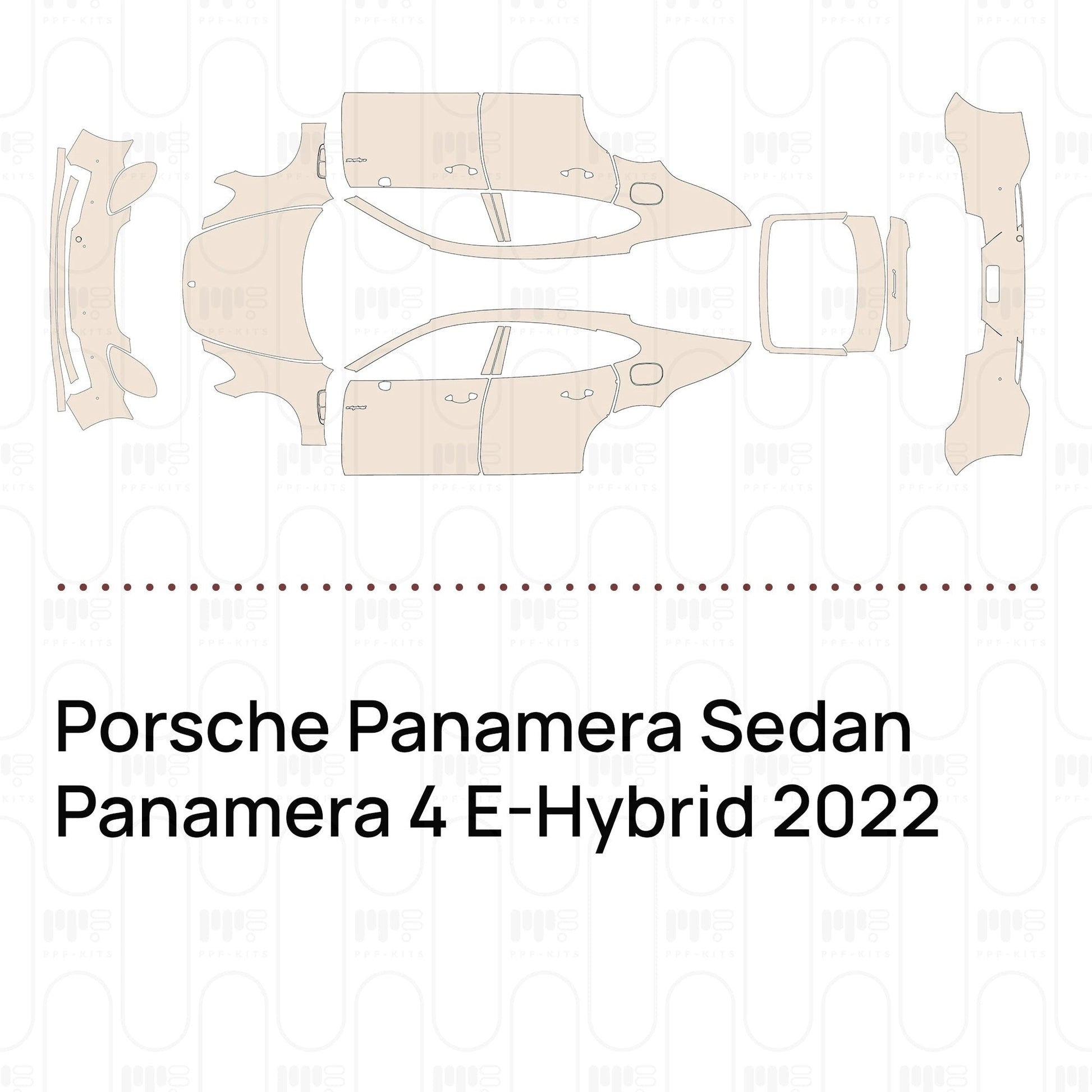 Pre-CutPPFPorschePanameraSedanPanamera4E-Hybrid2022