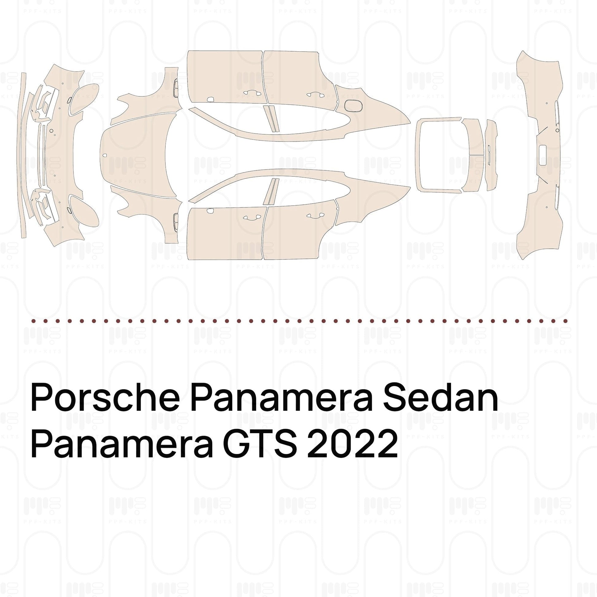 Pre-CutPPFPorschePanameraSedanPanameraGTS2022