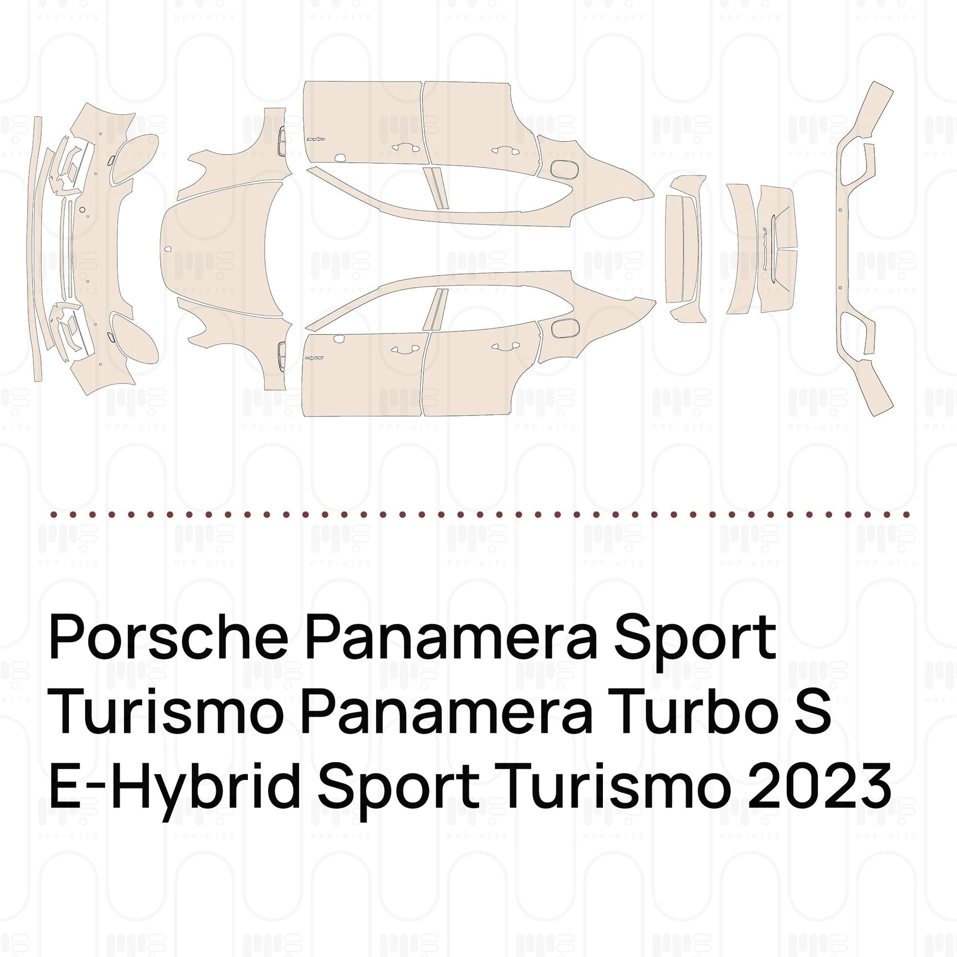 Pre-CutPPFPorschePanameraSportTurismoPanameraTurboSE-HybridSportTurismo2023