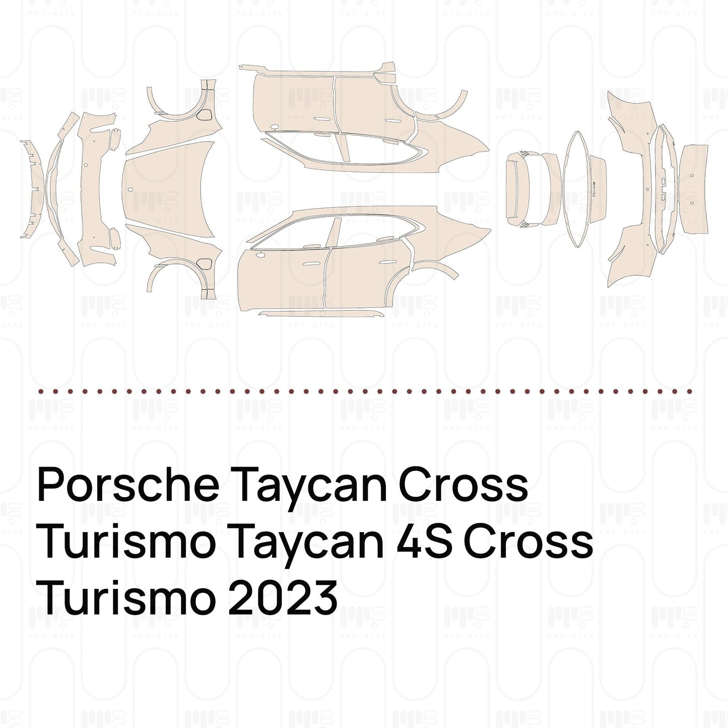 Pre-CutPPFPorscheTaycanCrossTurismoTaycan4SCrossTurismo2023